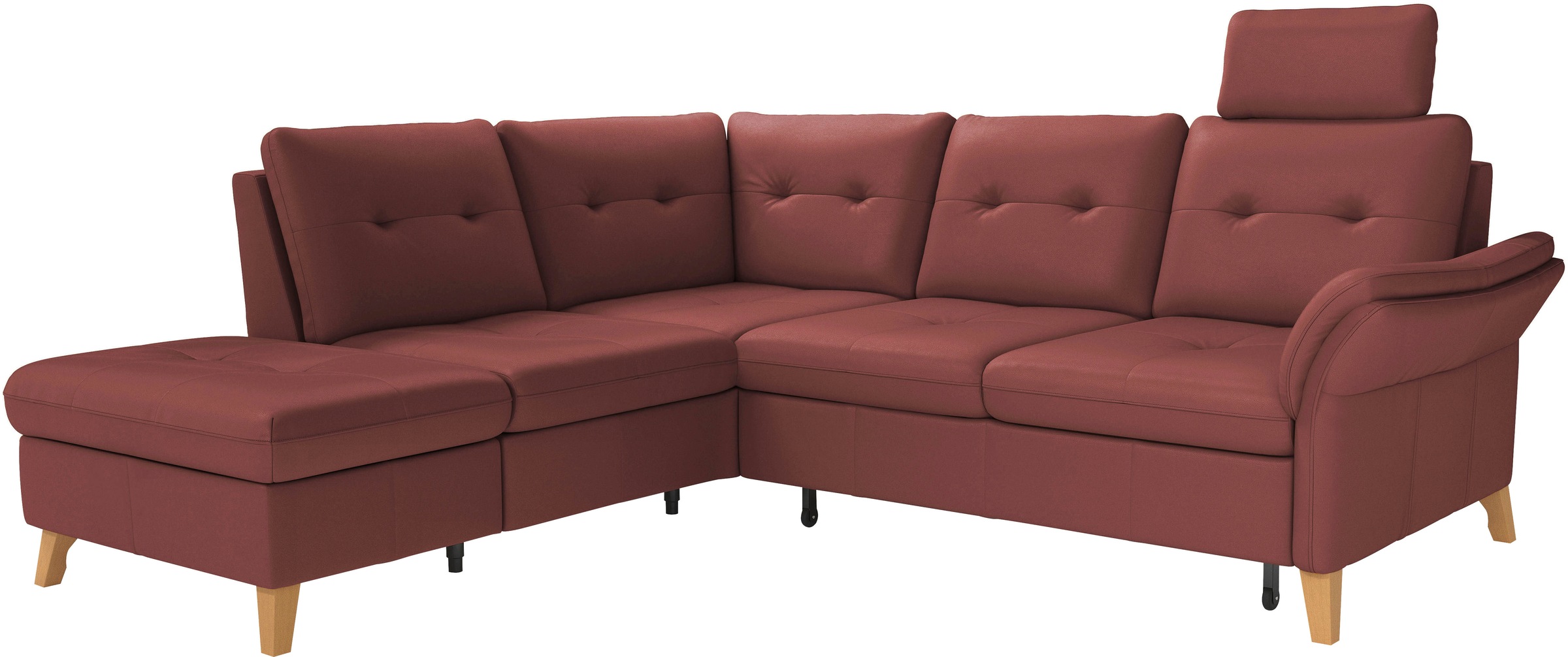 sit&more Ecksofa »Göteborg«, inkl. Sitztiefenverstellung, wahlweise mit Bettfunktion & Bettkasten