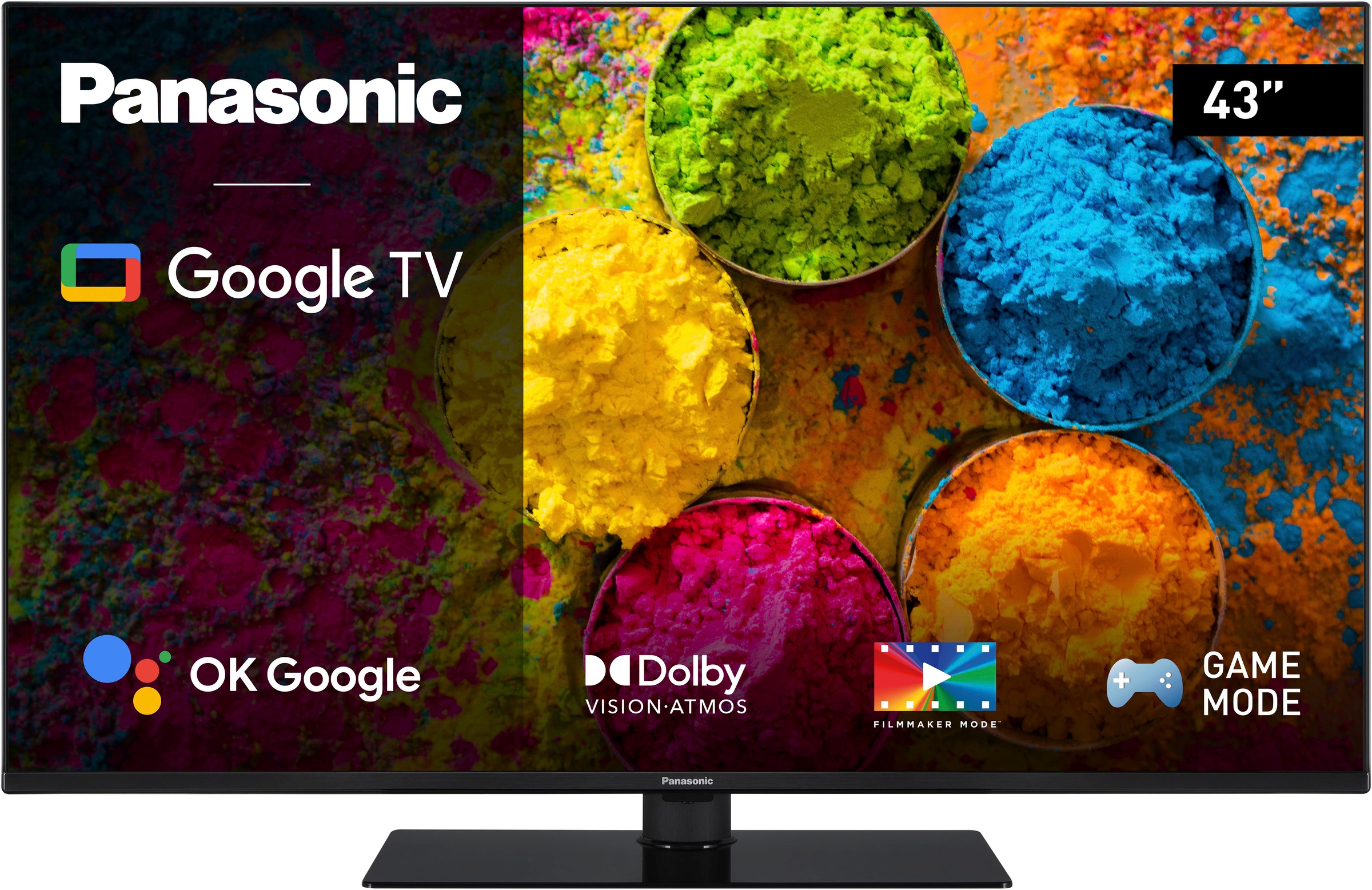 Panasonic LED-Fernseher, 108 cm/43 Zoll, 4K Ultra HD, Google TV