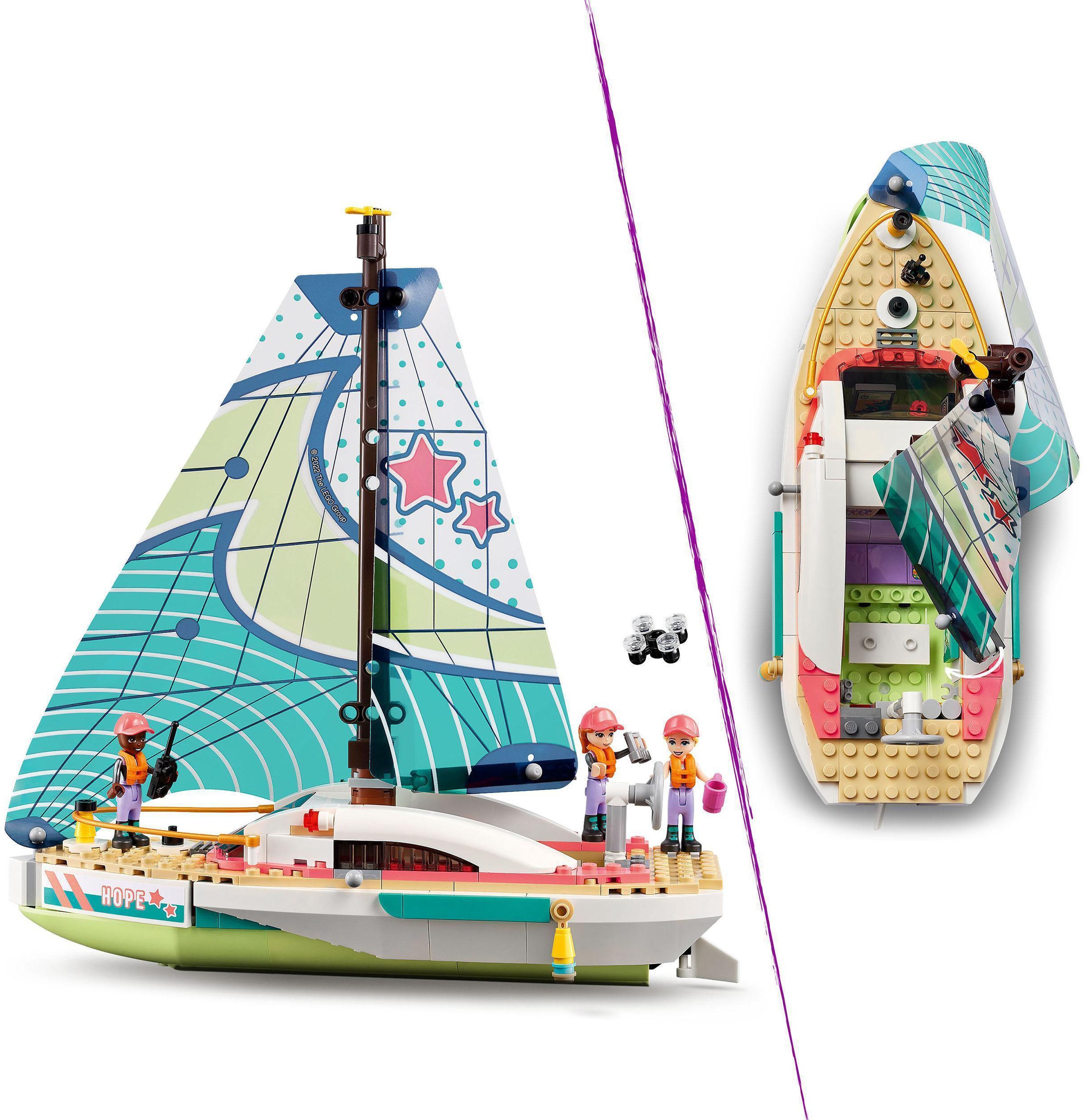 LEGO® Konstruktionsspielsteine »Stephanies Segelabenteuer (41716), LEGO® Friends«, (304 St.), Made in Europe