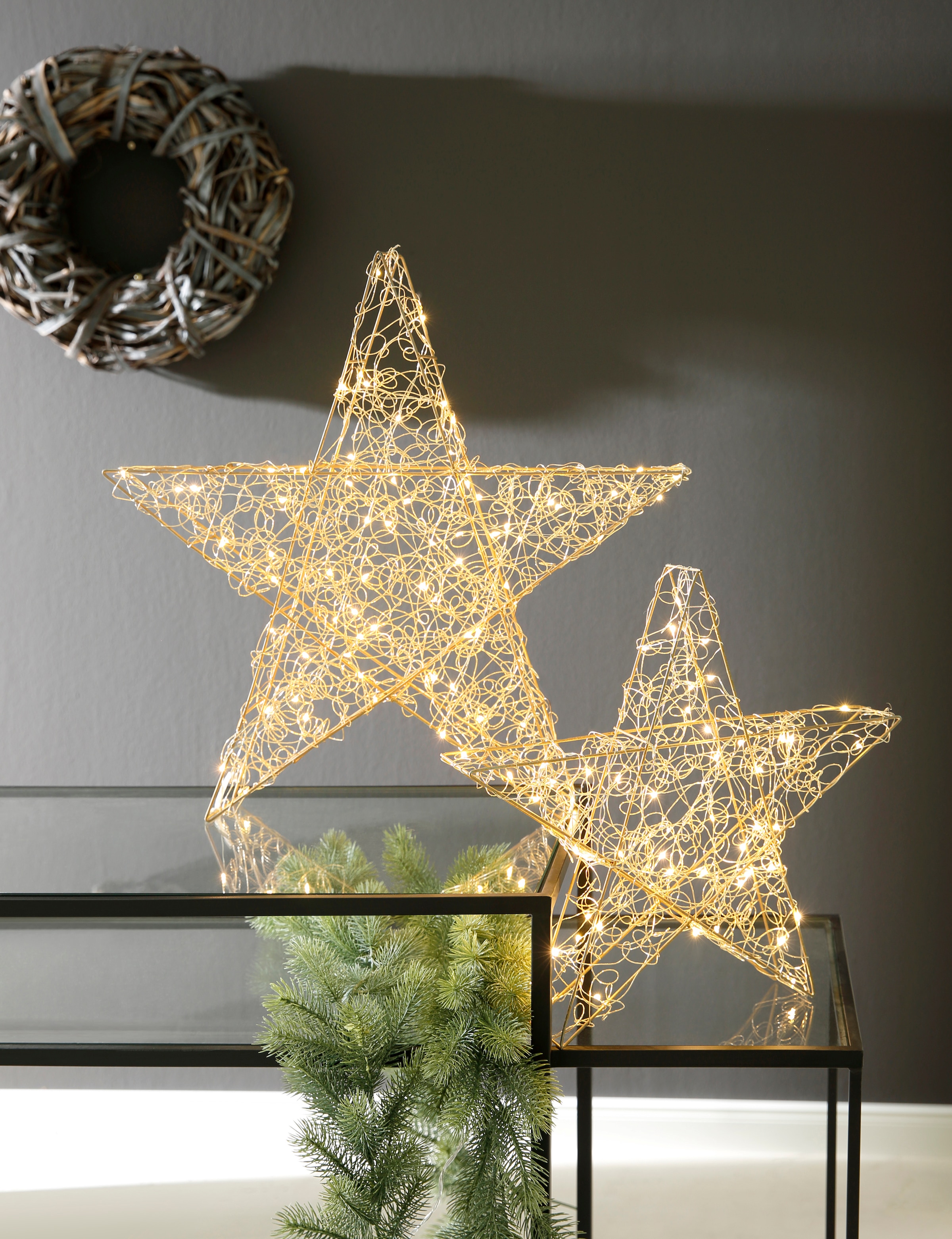 Jahren AM mit Weihnachtsdeko Draht, aussen LED Garantie aus XXL kaufen online Stern, Weihnachtsstern 3 | Design
