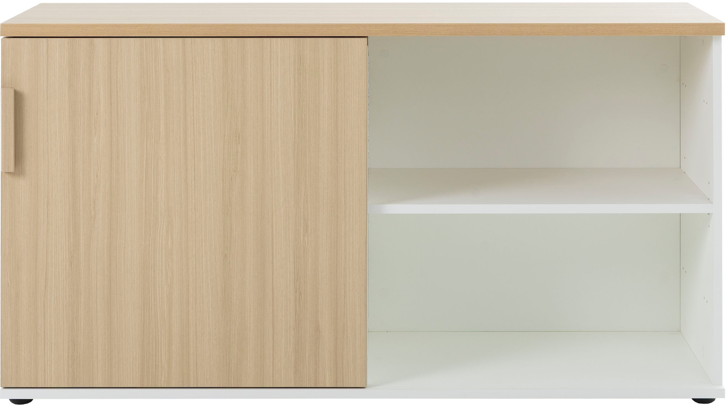 Gami Lowboard »ITALIC« Elegante Credenza, freistehend oder als Schreibtischrücklauf nutzbar