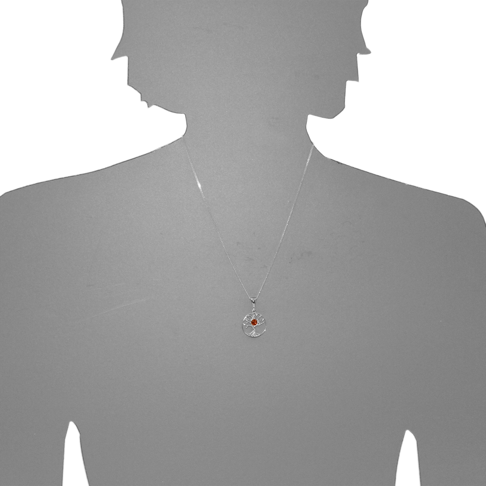 OSTSEE-SCHMUCK Kette mit Anhänger »Ostsee-Schmuck Kette mit Anhänger Lebensbaum 20 mm«