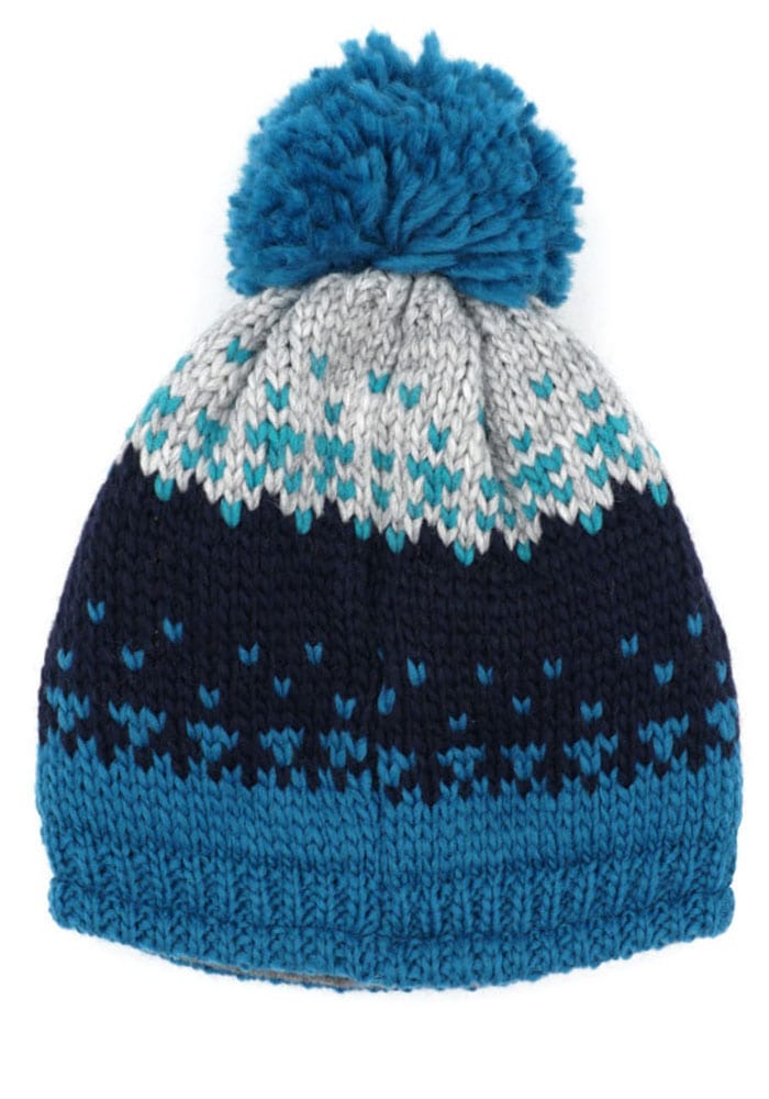 MAXIMO Ballonmütze mit Grobstrickmuster und Pompon