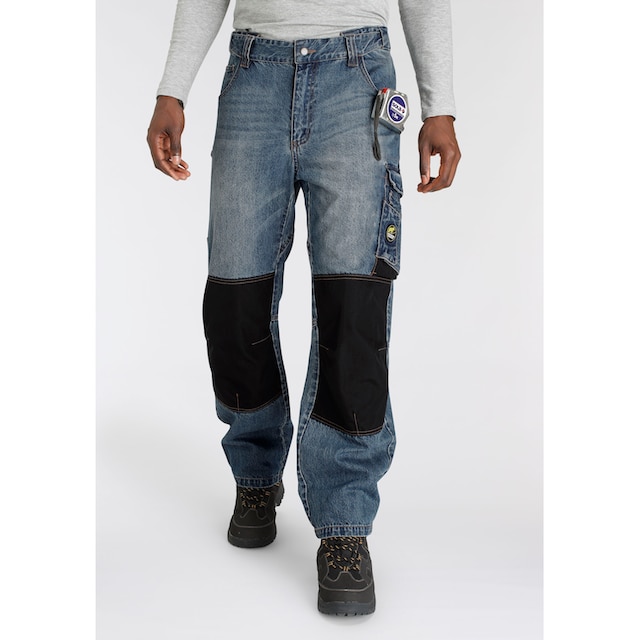 Northern Country Arbeitshose »Multipocket Jeans«, (aus 100% Baumwolle,  robuster Jeansstoff, comfort fit), mit dehnbarem Bund, 9 praktischen Taschen,  Knieverstärkung aus Cordura bei ♕