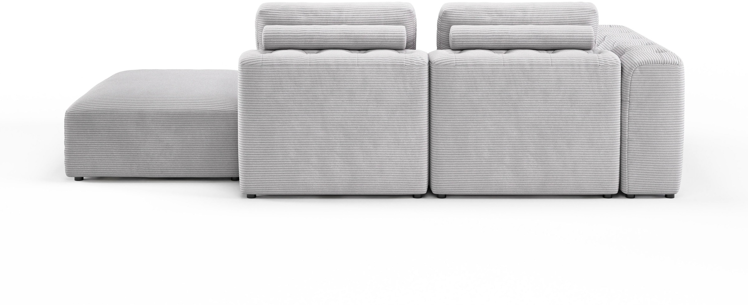 RAUM.ID Chaiselongue »Cushid«, Modul-Sofa, bestehend aus 2-Sitzer und Hocker