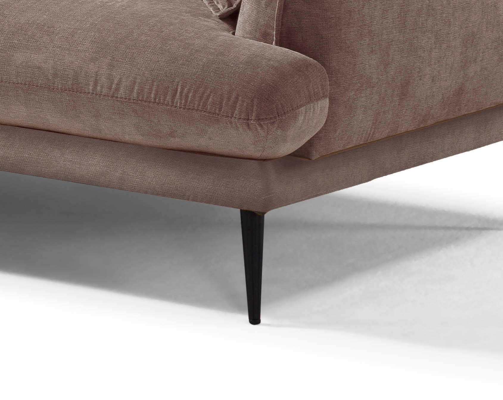 Egoitaliano Ecksofa »FUNNY, hochwertiges und aktuelles Design, bequeme Rückenlehne«, hochwertiger Sitzkomfort, L-Form
