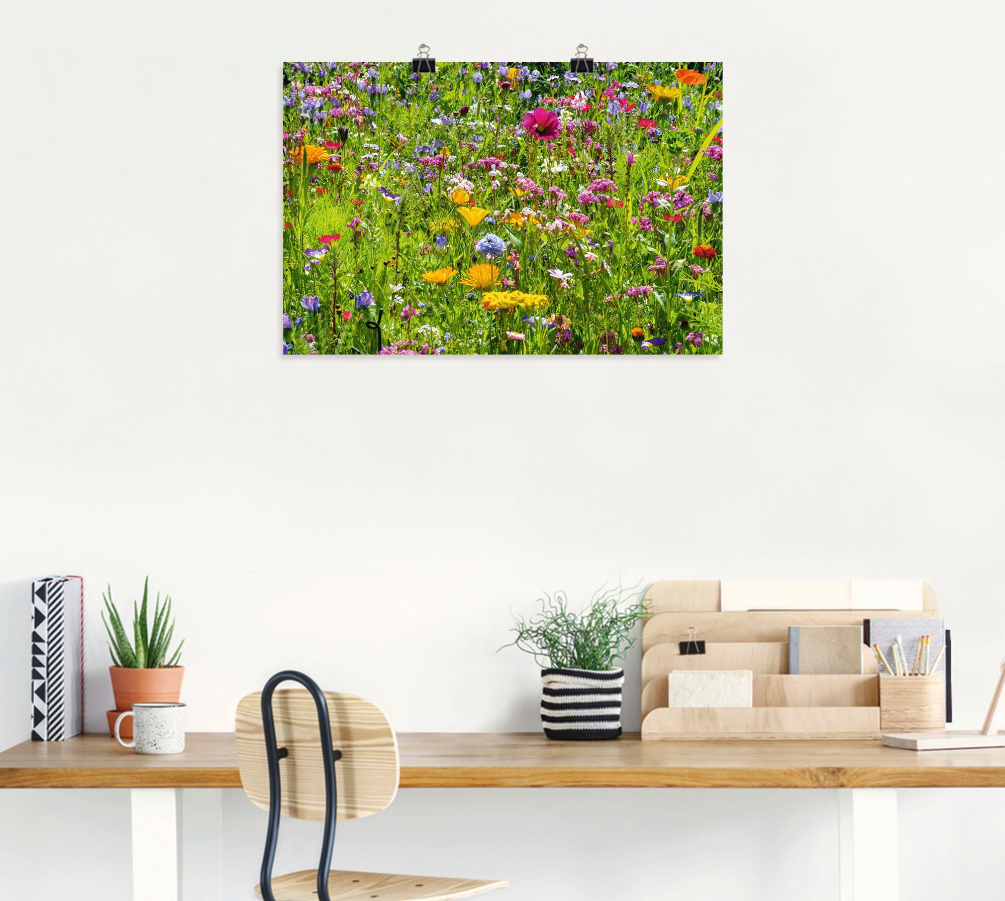 Artland Wandbild »Bunte Blumenwiese«, Blumenwiese, (1 St.), als Alubild, Outdoorbild, Leinwandbild, Poster, Wandaufkleber