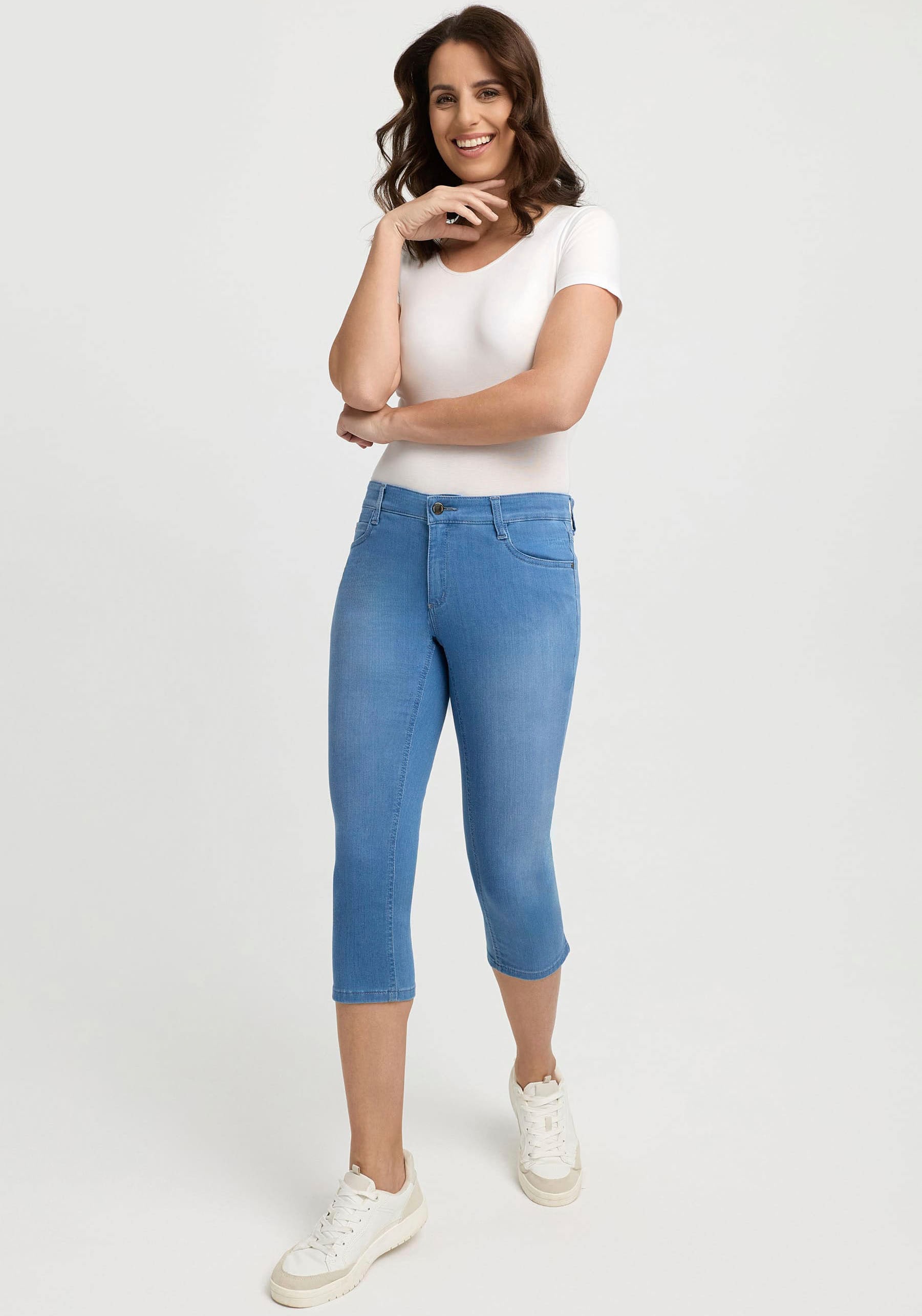 wonderjeans Caprijeans, Sommerhose mit Stretch