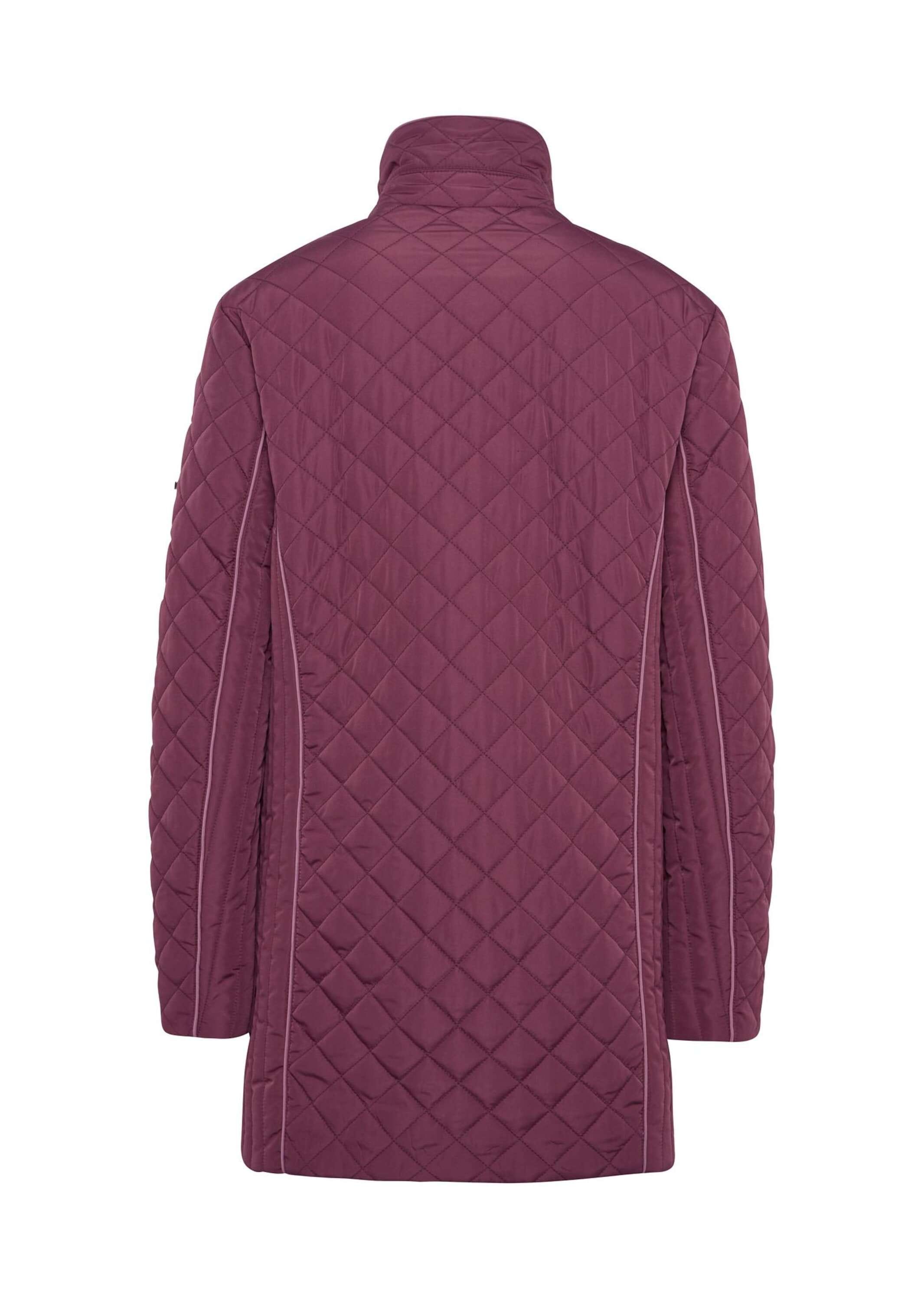 GOLDNER Steppjacke »Longsteppjacke Longsteppjacke mit Kontrastpaspeln«