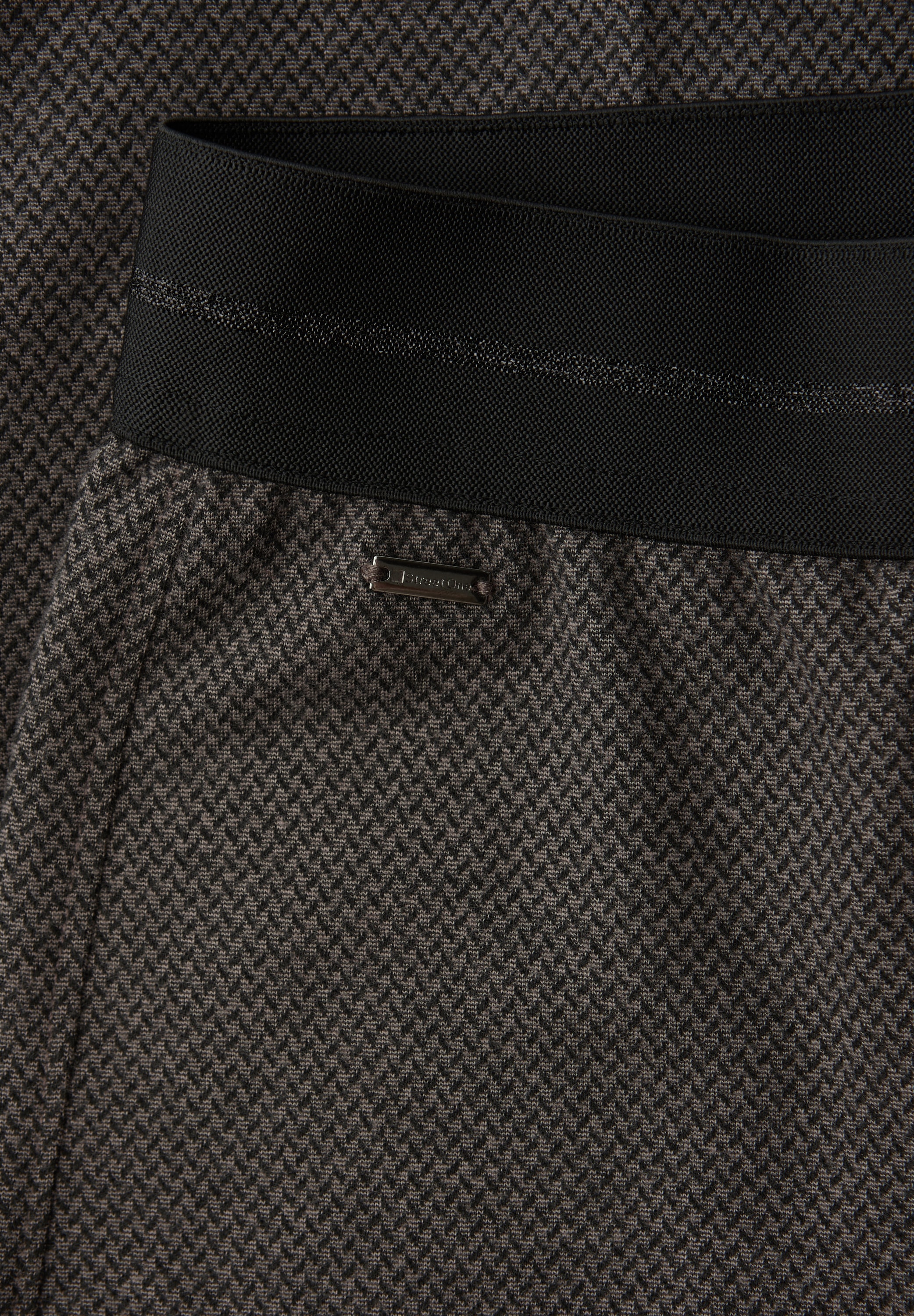 STREET ONE Webhose  mit Fischgrätmuster