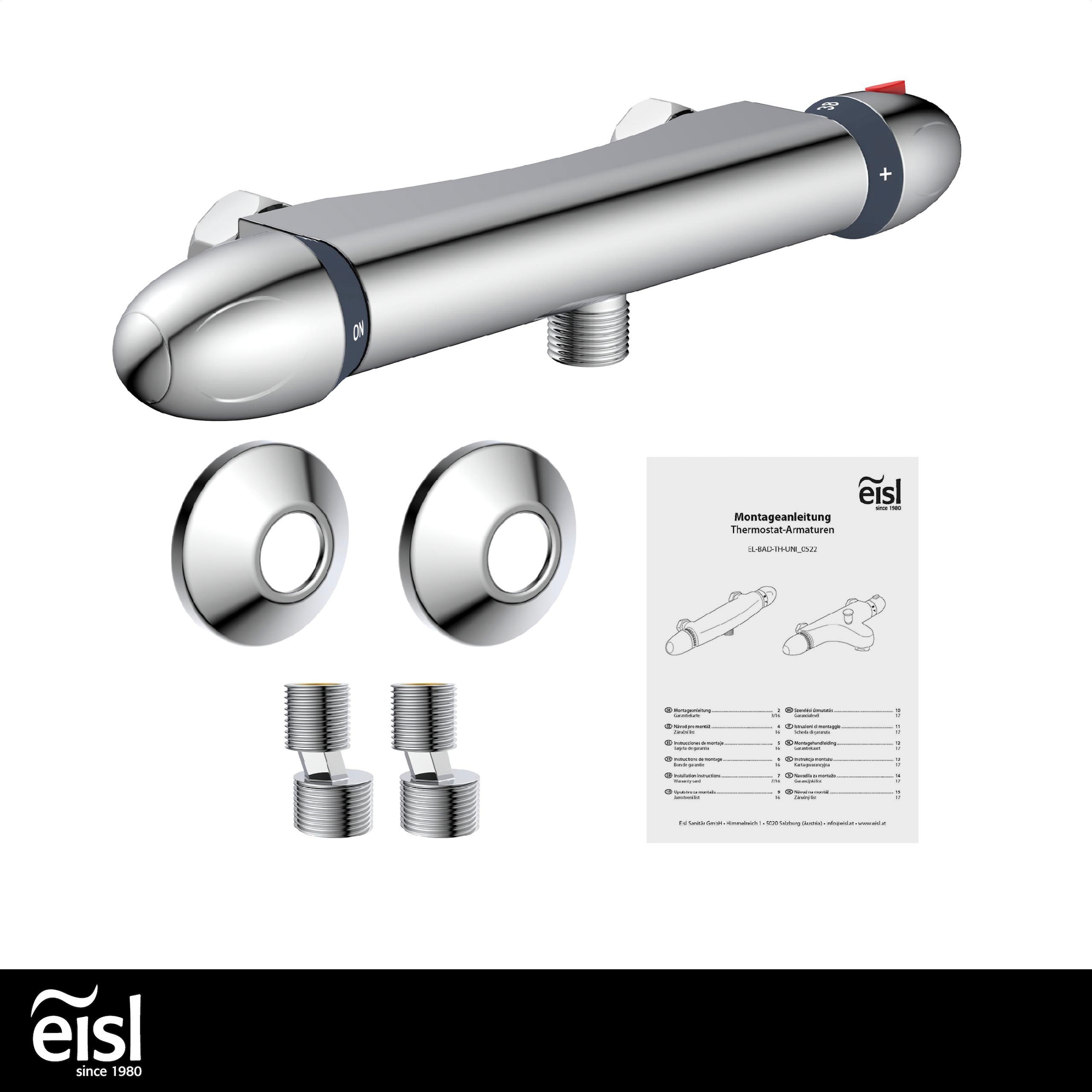 Eisl Duscharmatur »VITAL«, mit Thermostat, Mischbatterie Dusche, Duschthermostat in Chrom