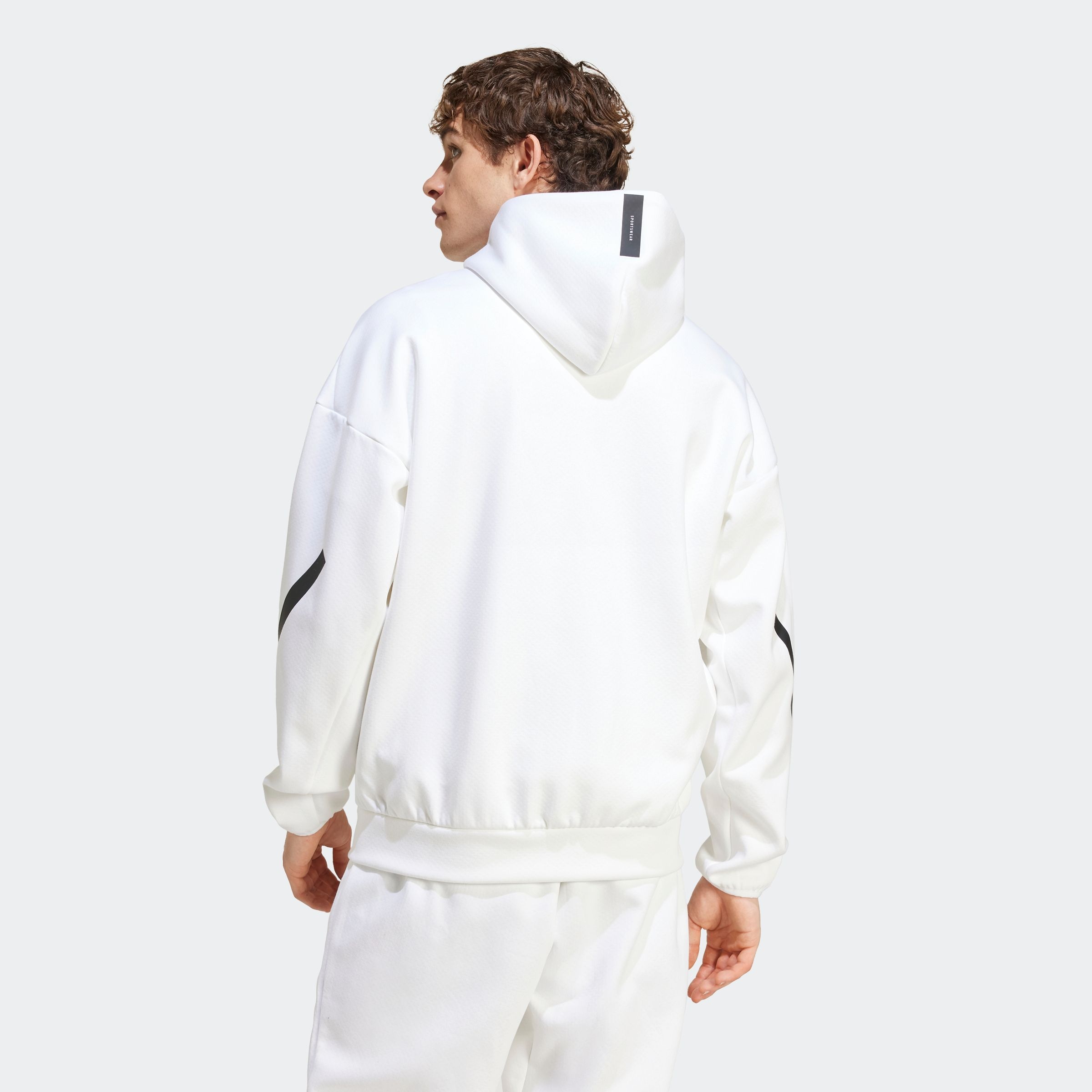 adidas Sportswear Kapuzensweatshirt »M Z.N.E. FZ«, für sportliche Aktivitäten, aus Polyester und Baumwolle
