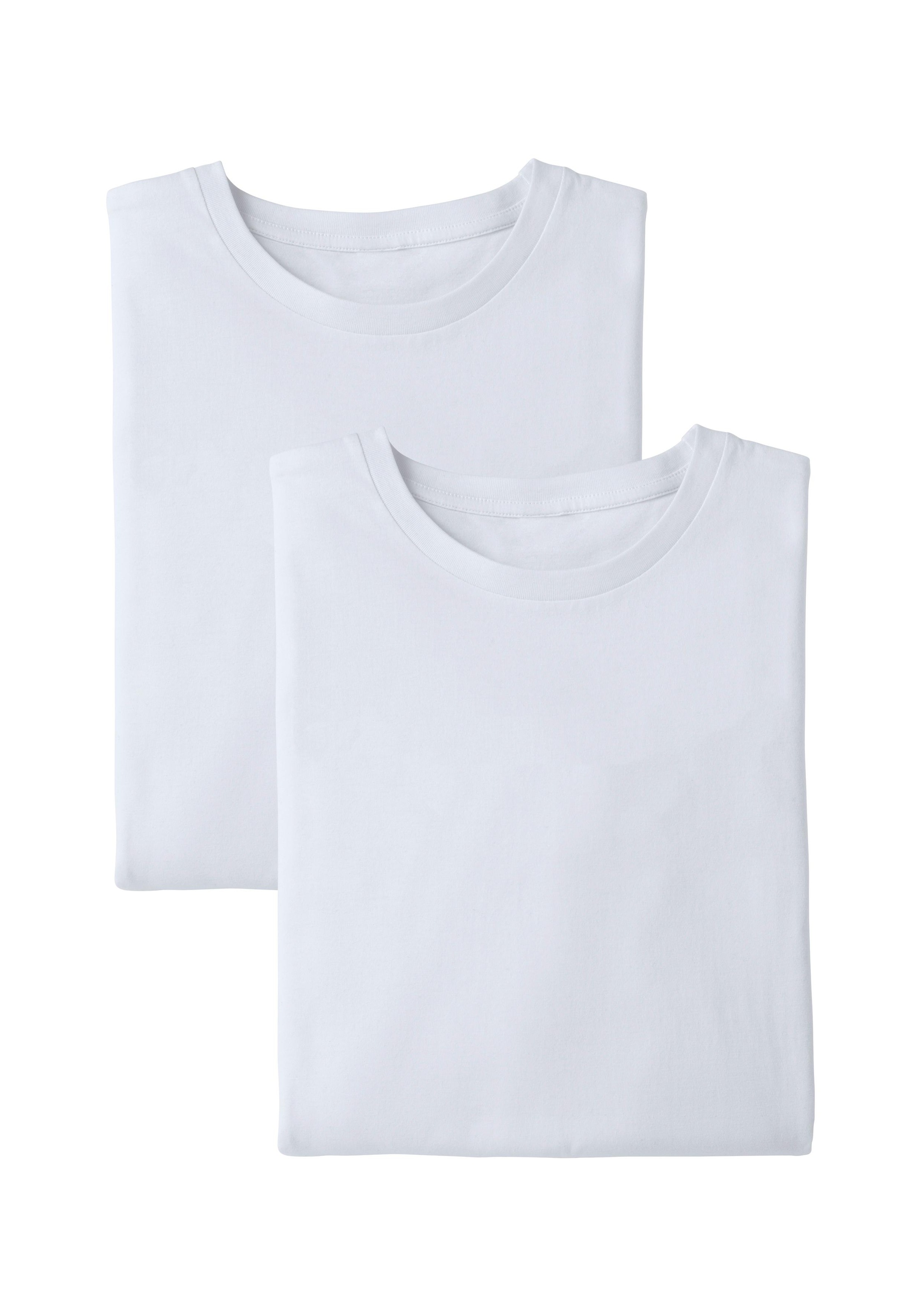 Bench. Loungewear T-Shirt, (2er-Pack), Basic in uni