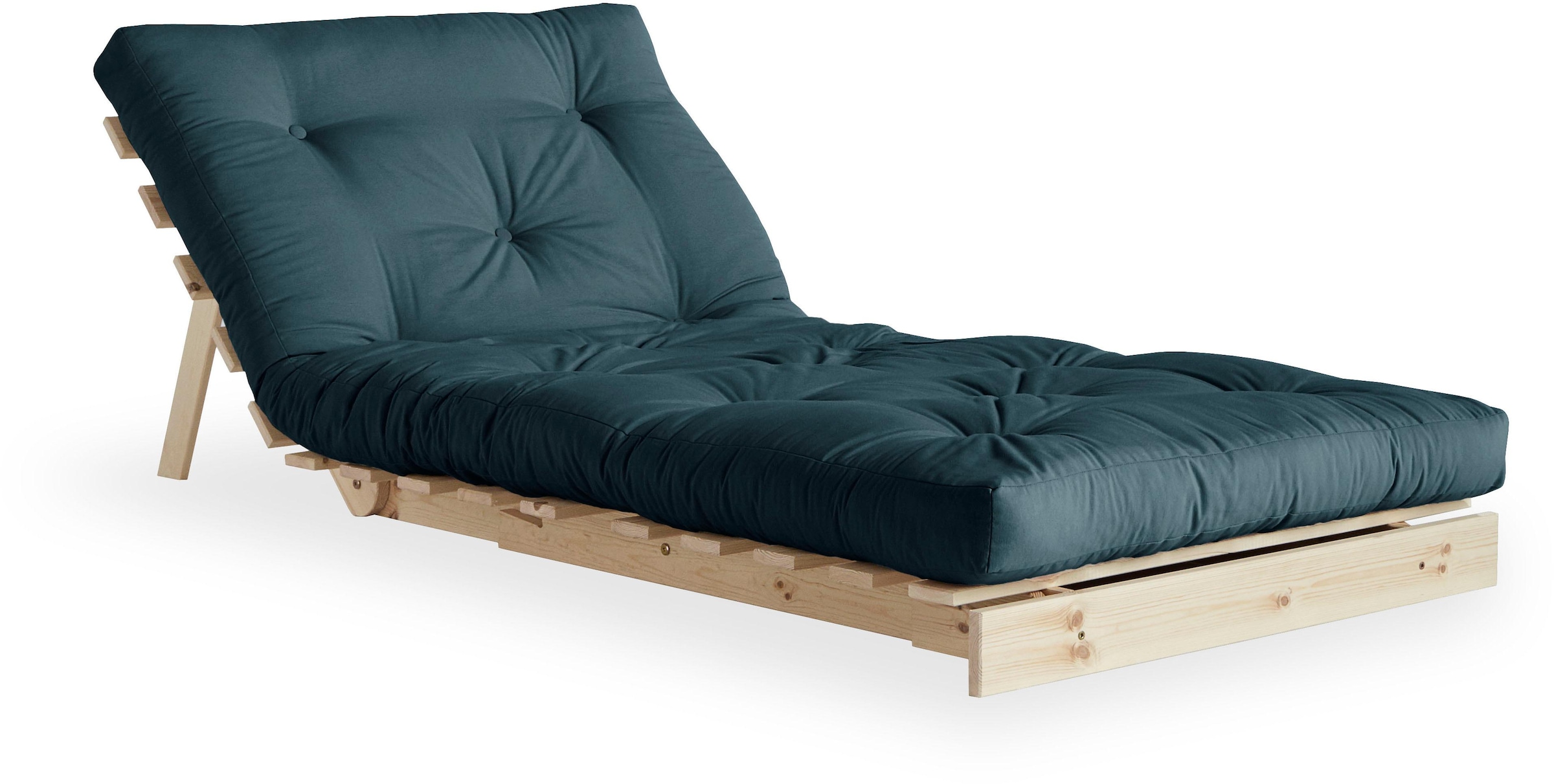 Karup Design Daybett »Daybett Roots Schlafsofa – Gästebett & Sofa aus FSC®-Kiefer« Inkl. Futonmatratze, in mehreren Größen & Farben erhältlich