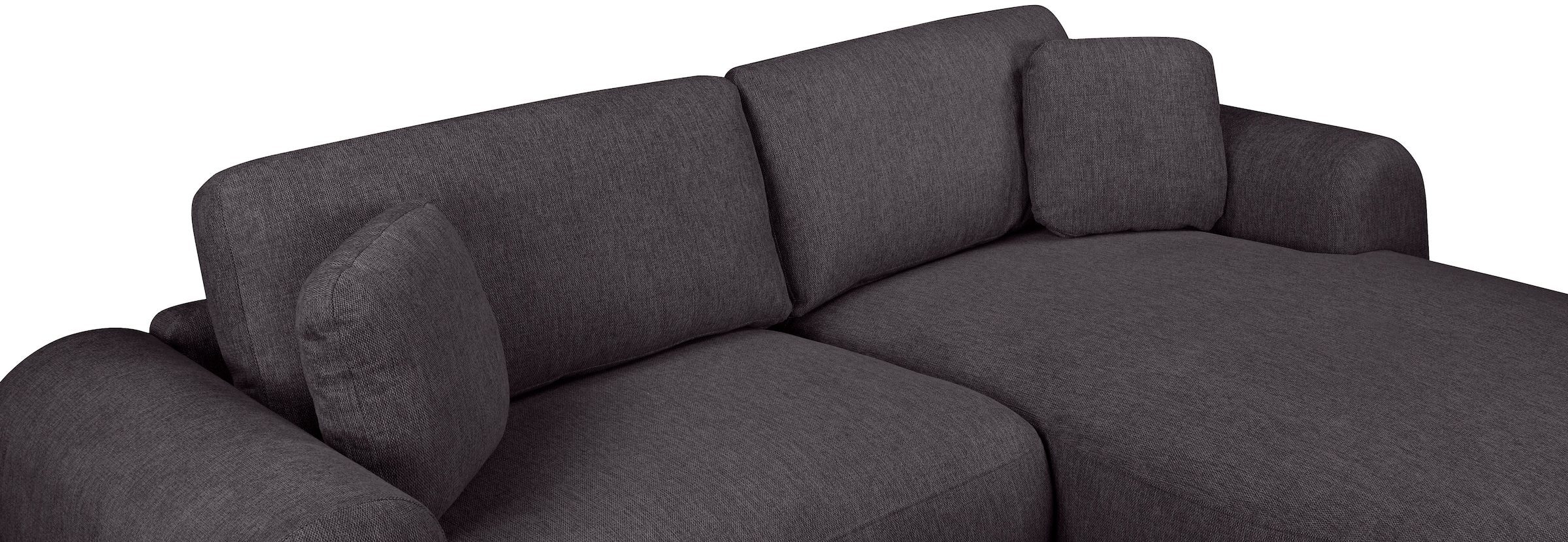 OTTO home Ecksofa »YllSY L-Form, 231cm - OTTO. Verlässliche Qualität.« Struktur-Bezug, Tonnentaschen-Federkern