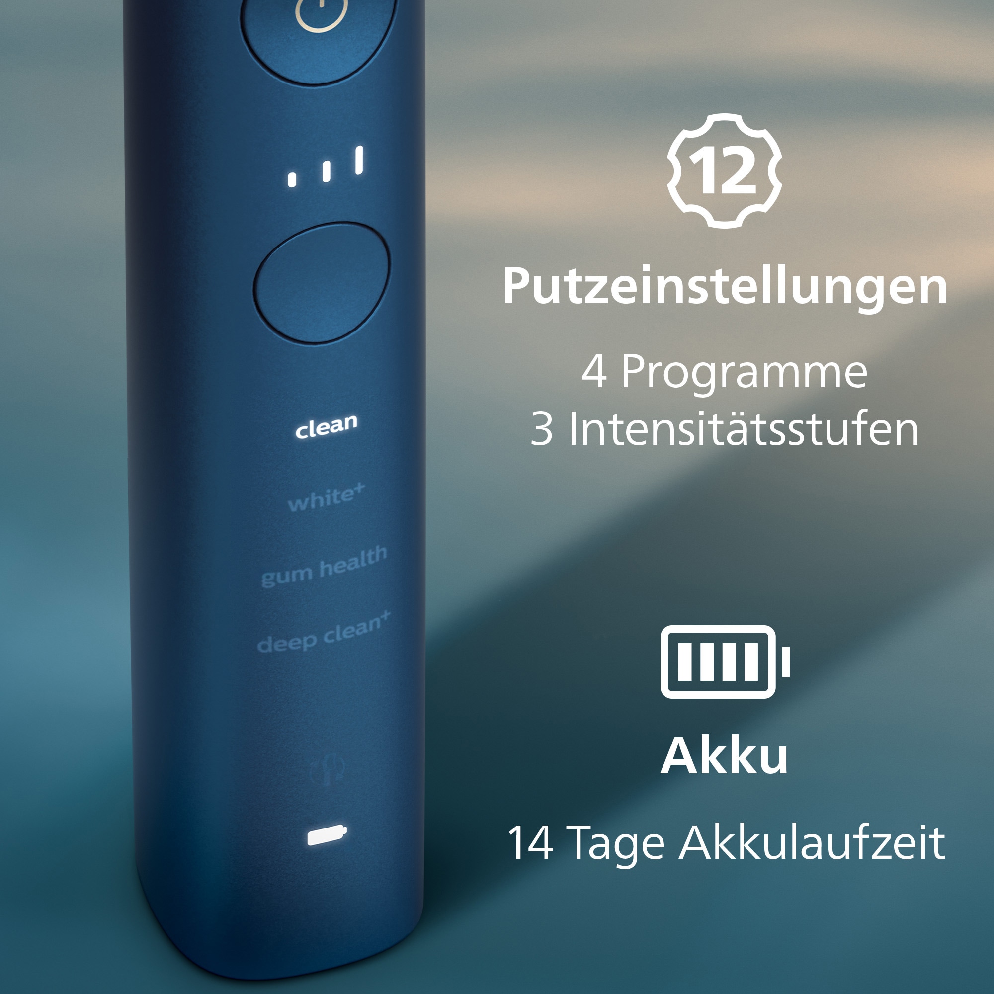 Philips Sonicare Elektrische Zahnbürste »DiamondClean 9000 Special Edition HX9911« 1 Stk. Aufsteckbürsten mit integriertem Drucksensor, 4 Putzprogramme und 3 Intensitätsstufen