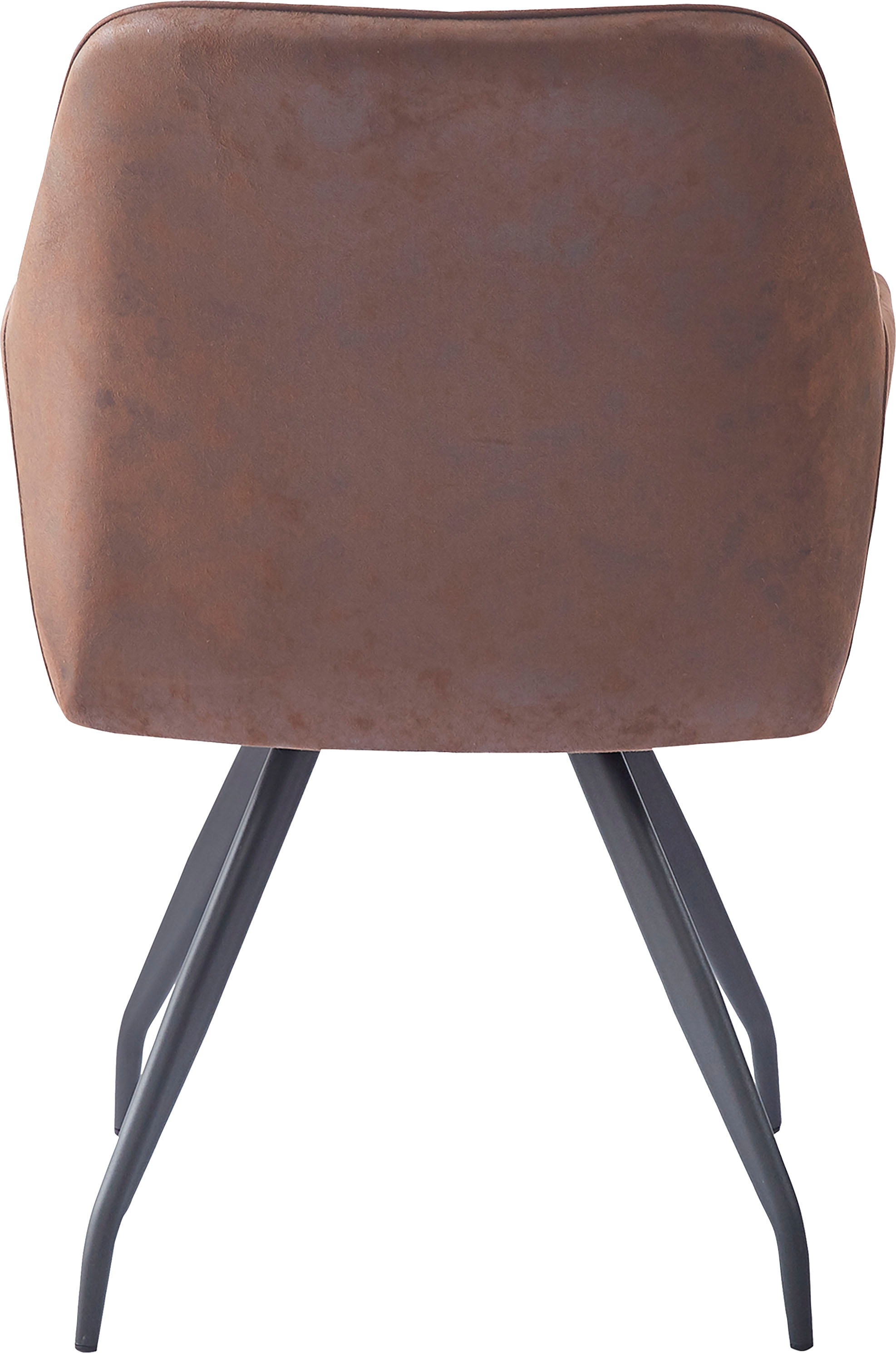 Kayoom Polsterstuhl »Stuhl Amber 225, Eleganter Stuhl mit Steppung«, 1 St., Eleganter Stuhl mit Steppung, moderne Eisen-Füße