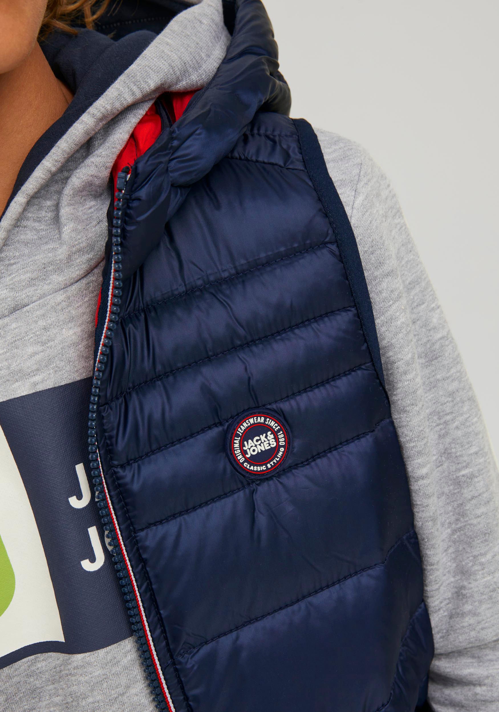 Jack & Jones Junior Steppweste »JJEHERO BODYWARMER HOOD NOOS JNR«