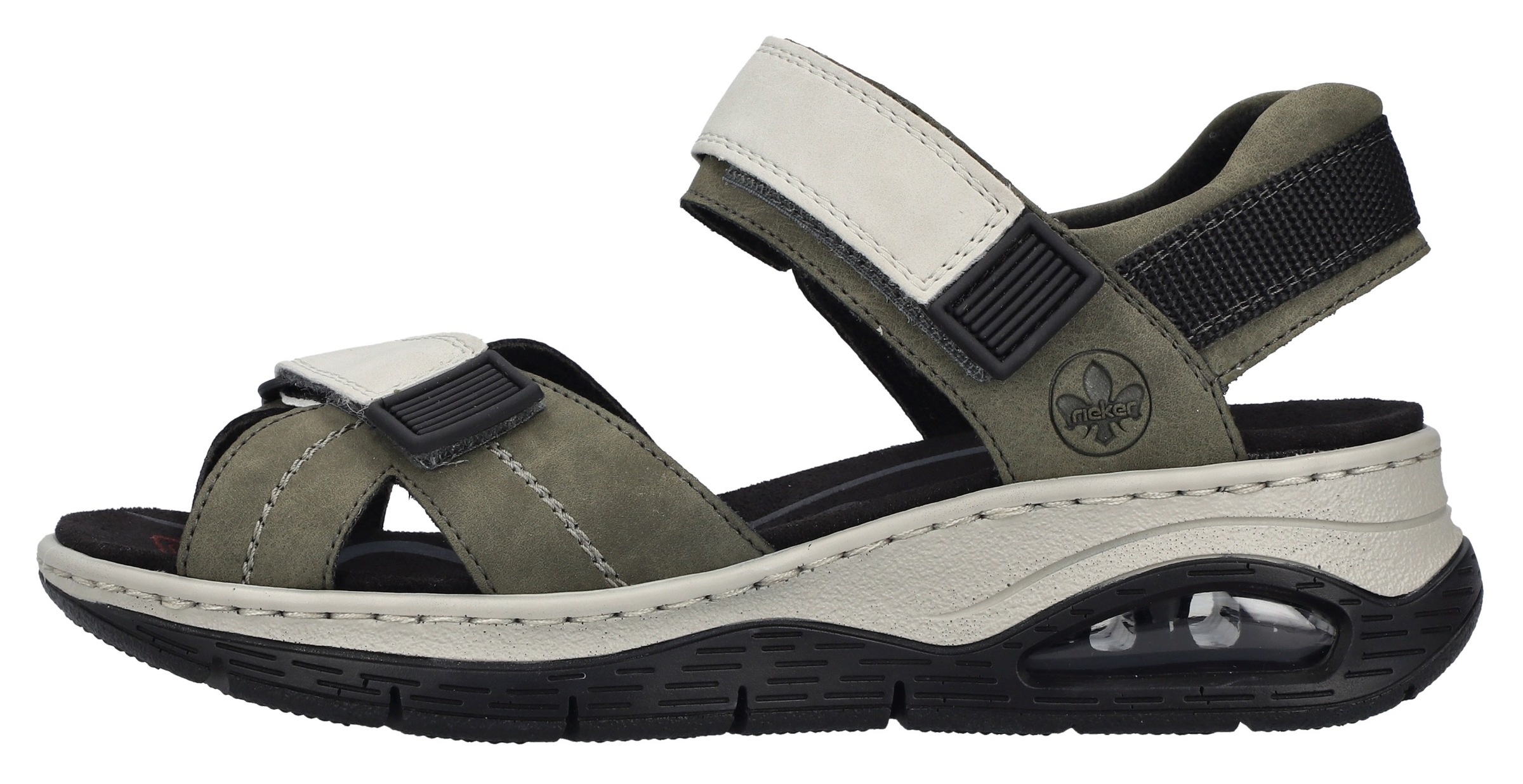 Rieker Trekkingsandale, Outdoorsandale, Sommerschuh, Klettschuh mit Rieker Air-Funktion