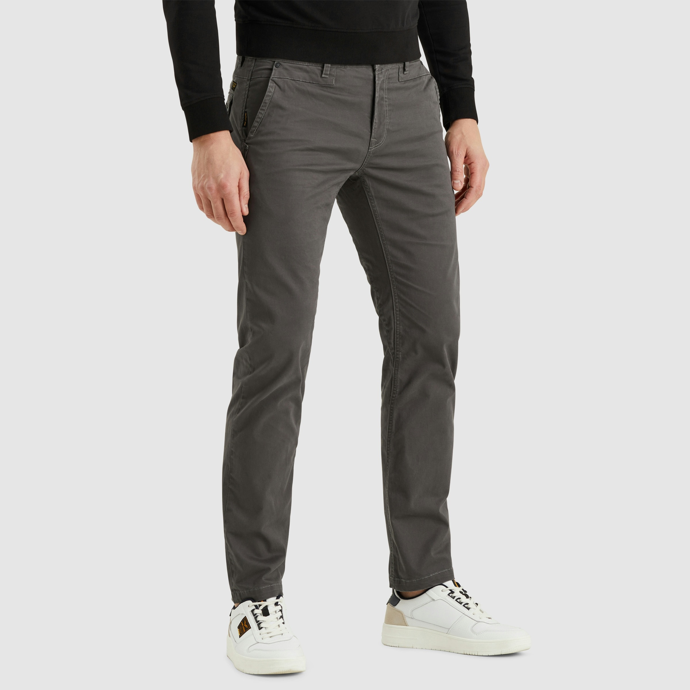 PME LEGEND, Herren, »TWIN WASP CHINO LEFT HAND STRETCH TWILL« mit Taschen, turbulence, Länge 34, 34 - Länge 34, turbulence, Chinohose von PME Legend