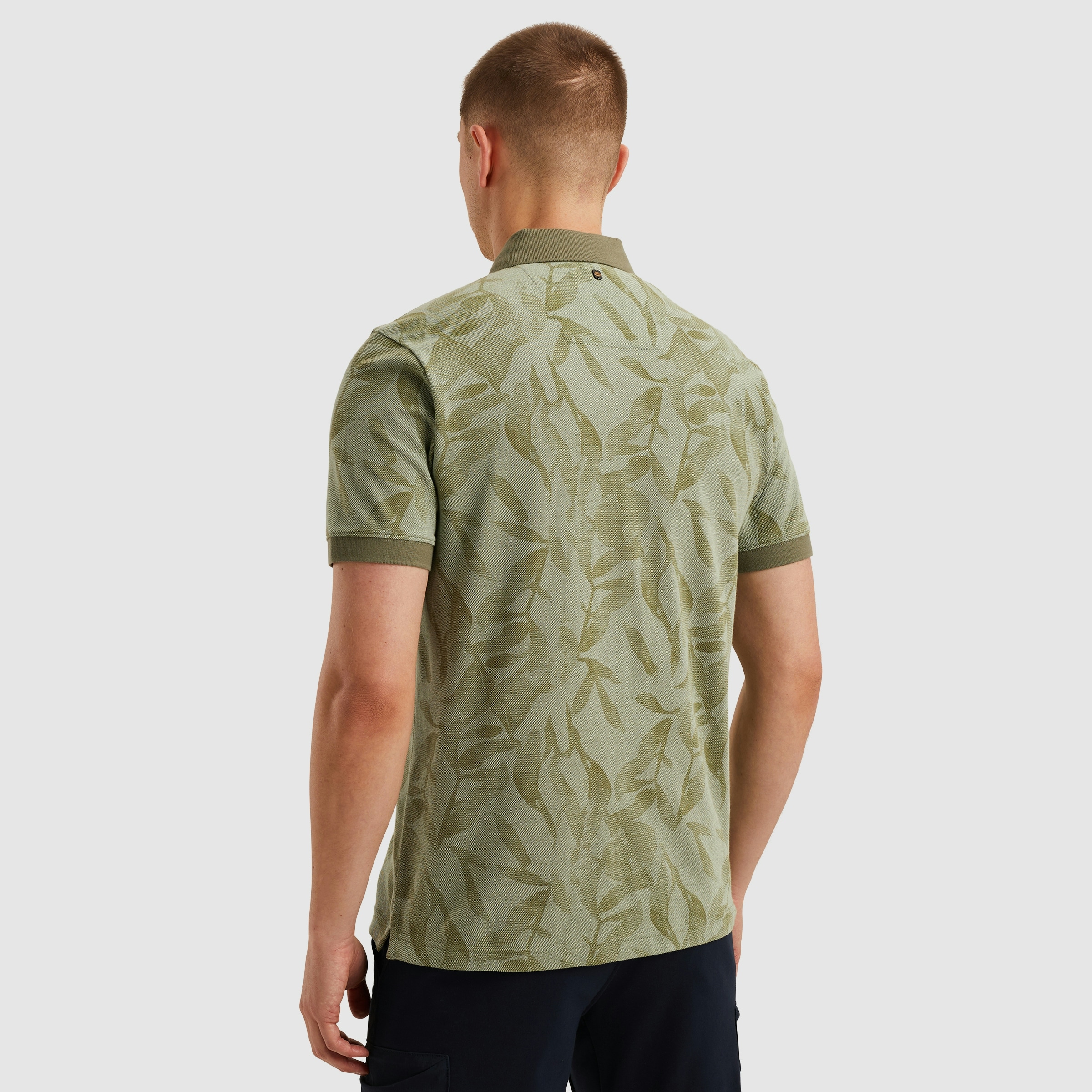 PME LEGEND Poloshirt »Short sleeve polo two tone pique printed«, mit All-Over Print