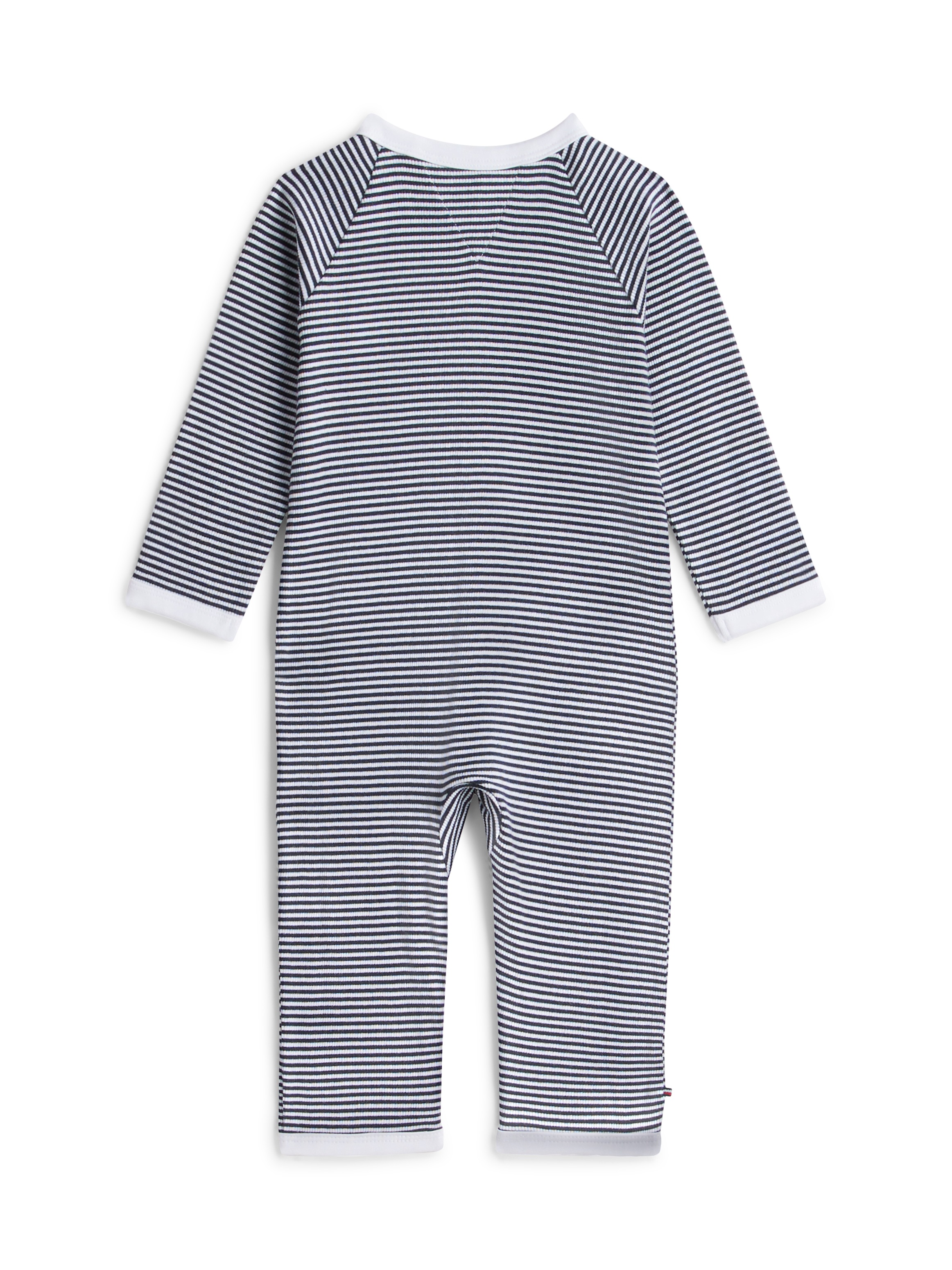 Tommy Hilfiger Strampler »RIB COVERALL« Regular fit mit V-Ausschnitt für Babys