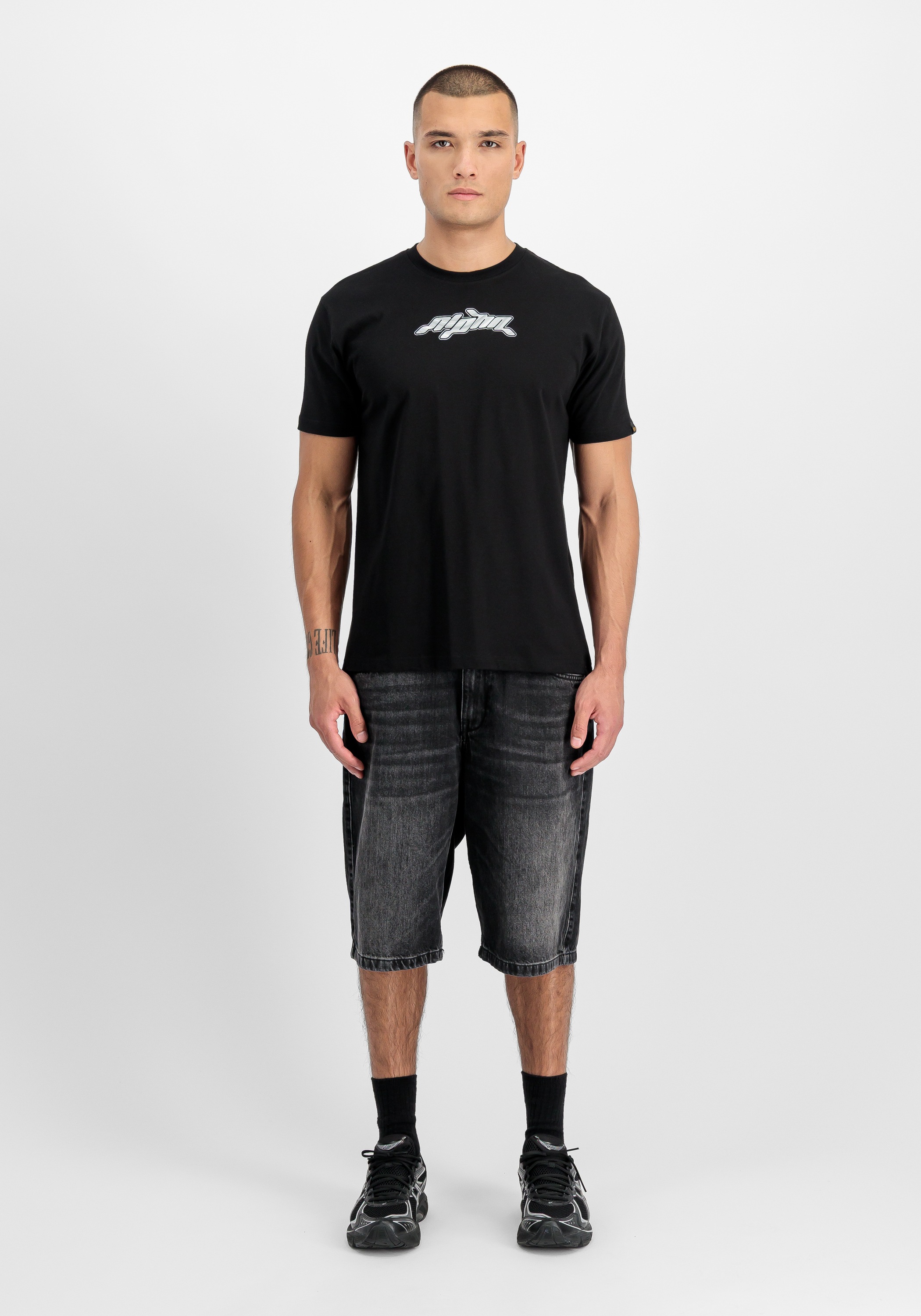 Alpha Industries T-Shirt »3D Wavy Backprint T-Shirt«
