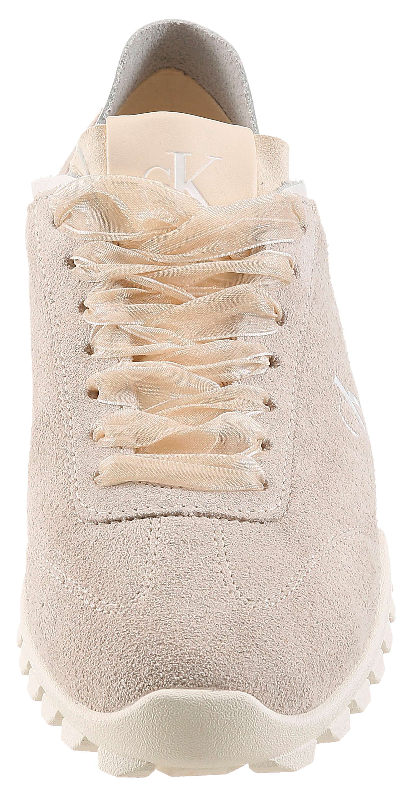 Calvin Klein Sneaker »LOW PROFILE RUN MG SUE DB LACES«  Freizeitsneaker, Halbschuh, Schnürschuh mit Profilsohle