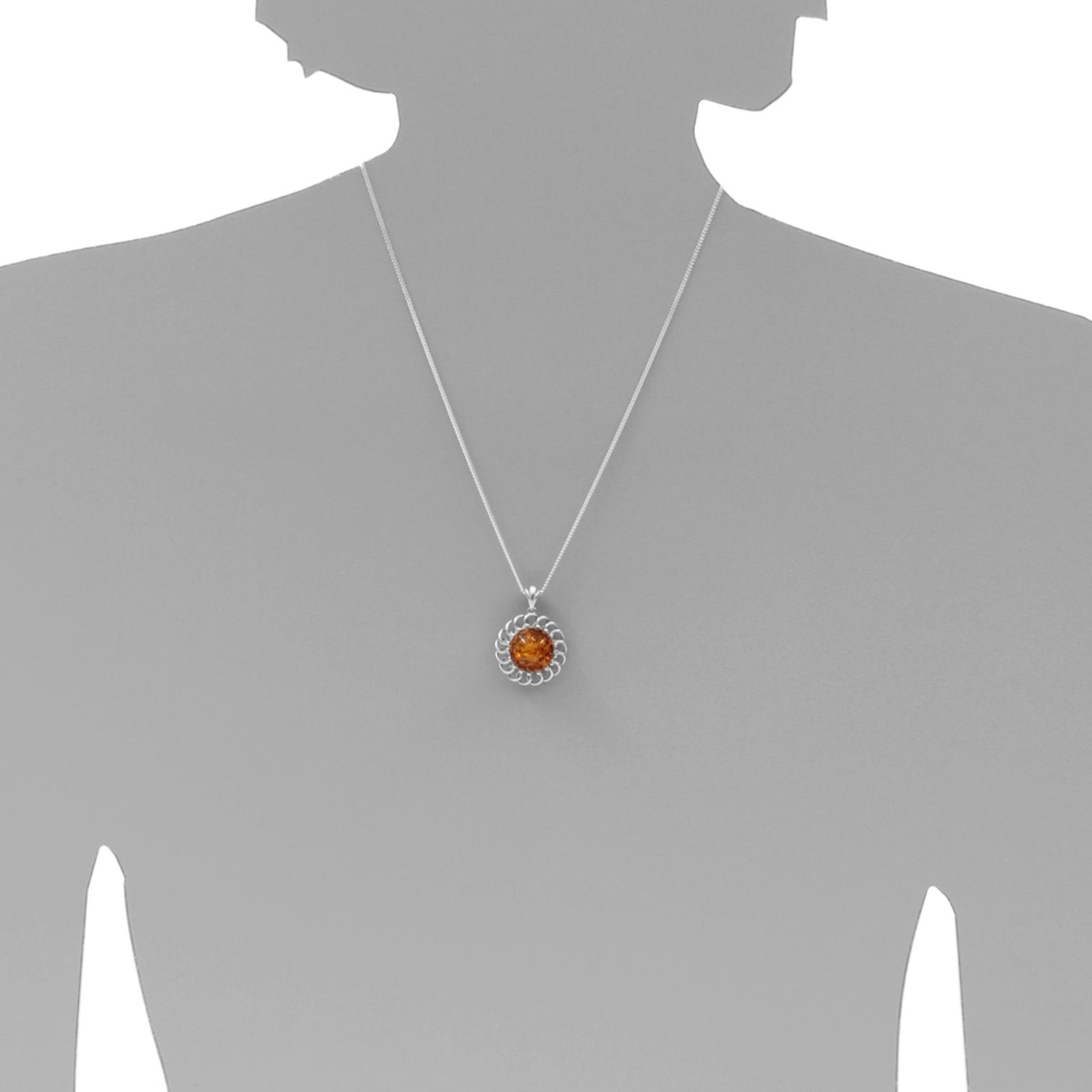 OSTSEE-SCHMUCK Kette mit Anhänger »- Naomi - Silber 925/000 - Bernstein«