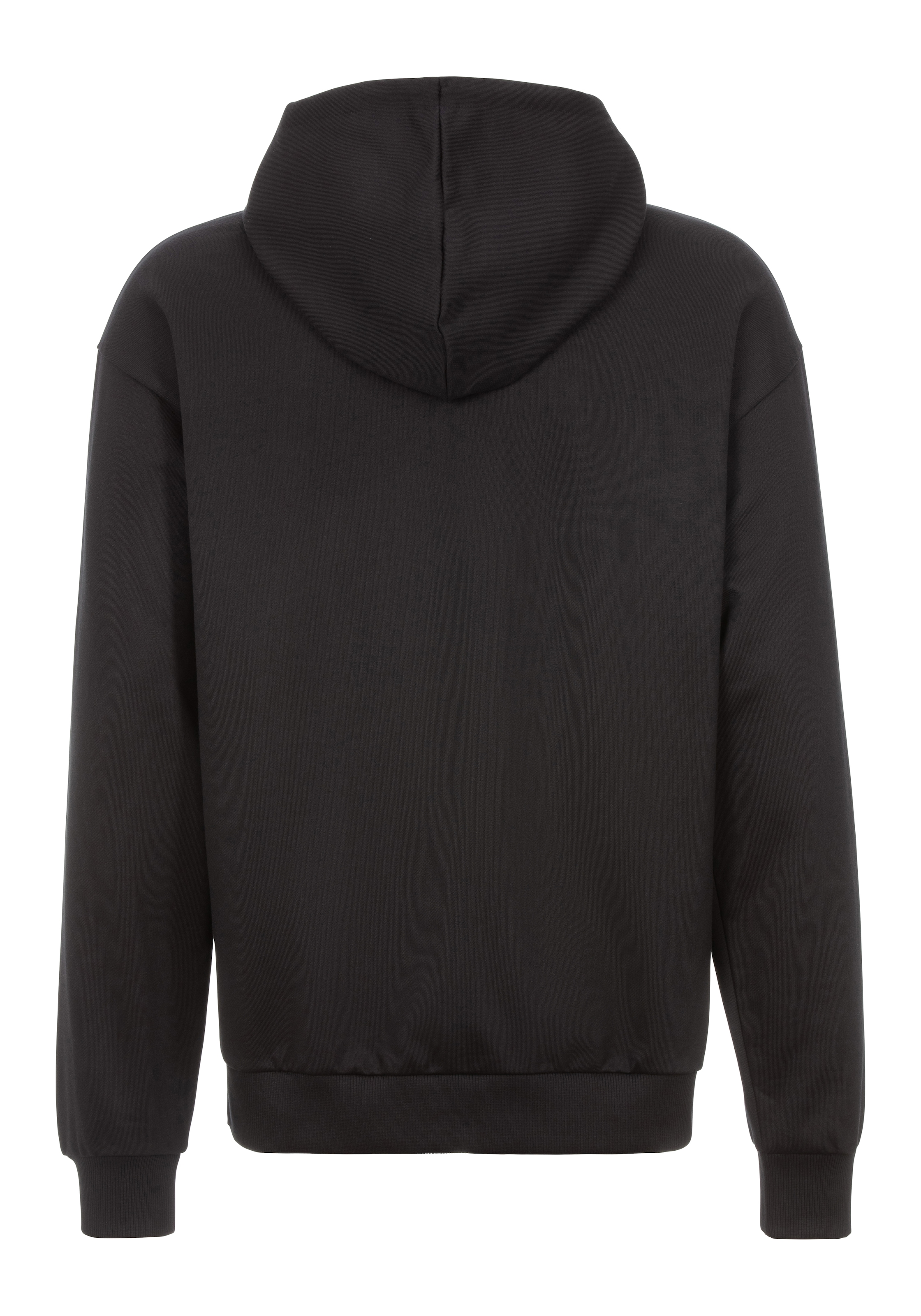 HUGO Kapuzensweatjacke »Nadarasi« mit Logo-Badge