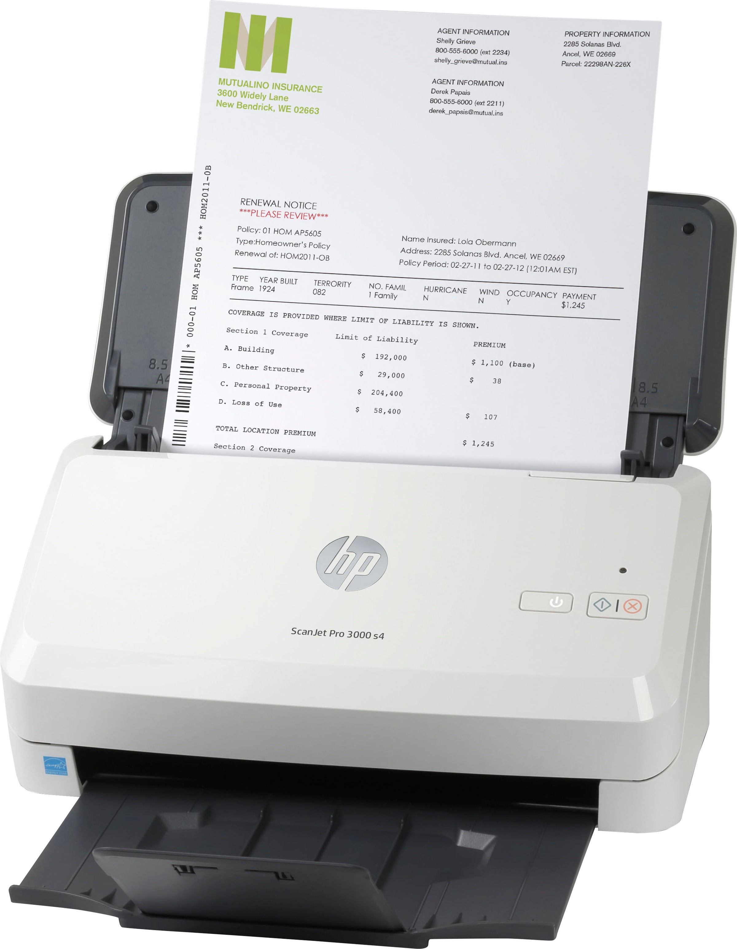 HP Scanner »ScanJet Pro 3000 s4«