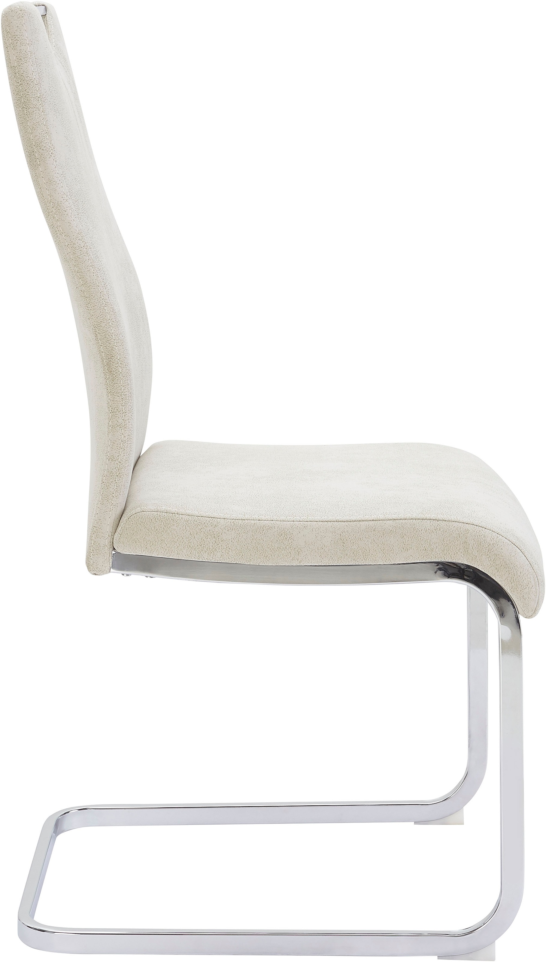 Home affaire Esszimmerstuhl »Milano« (Set) 2 Stk.Bezug in Microfaser oder Cord, Freischwinger, als 2er oder 4er Set erhältlich