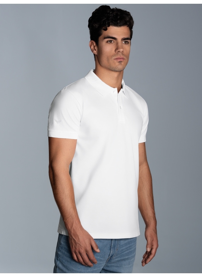 Trigema Poloshirt »TRIGEMA Slim Fit Poloshirt aus DELUXE-Piqué« 1 Stk.