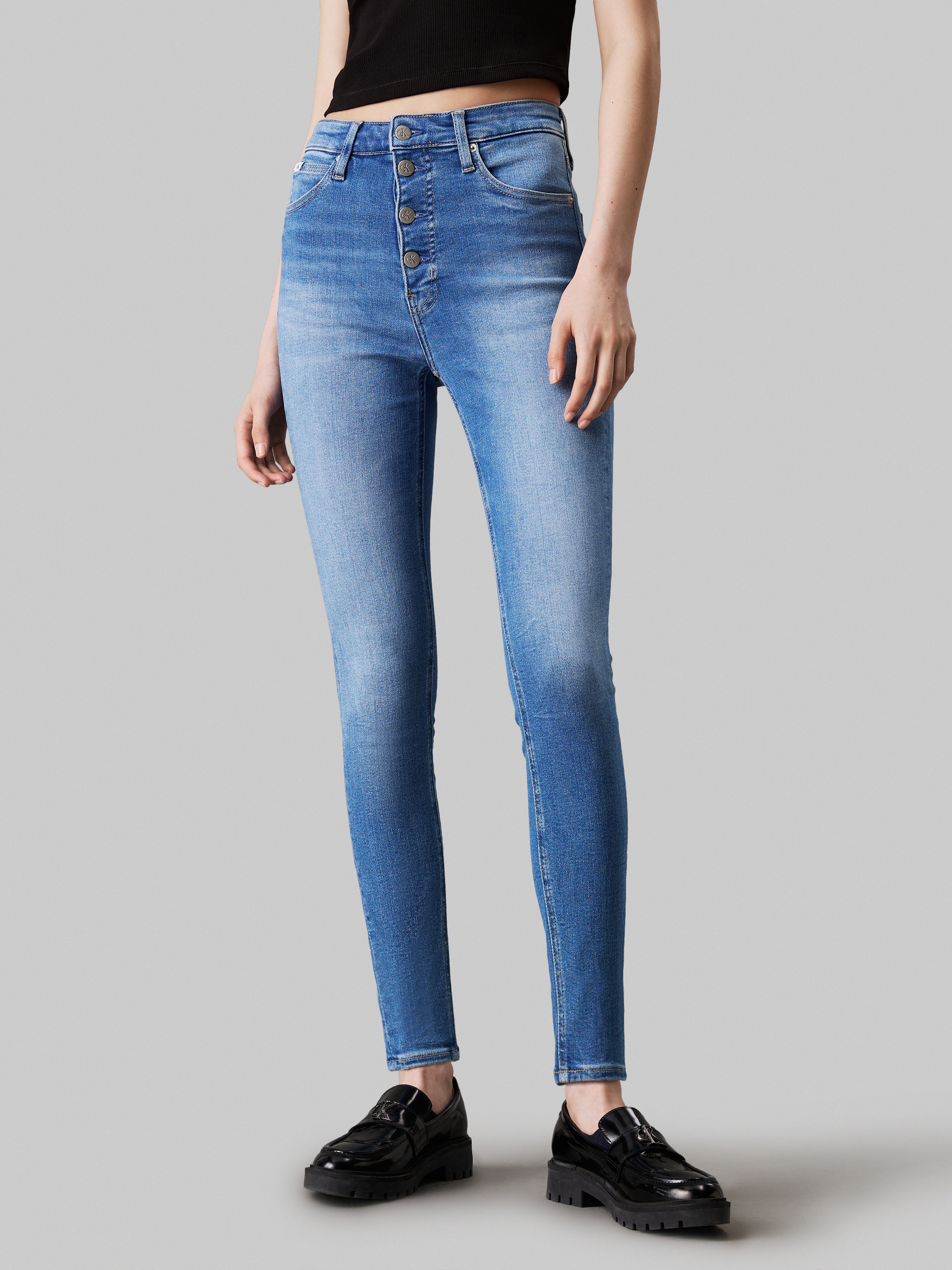 Calvin Klein Jeans Skinny-fit-Jeans »HIGH RISE SUPER SKINNY ANKLE«, im 5-Pocket-Style