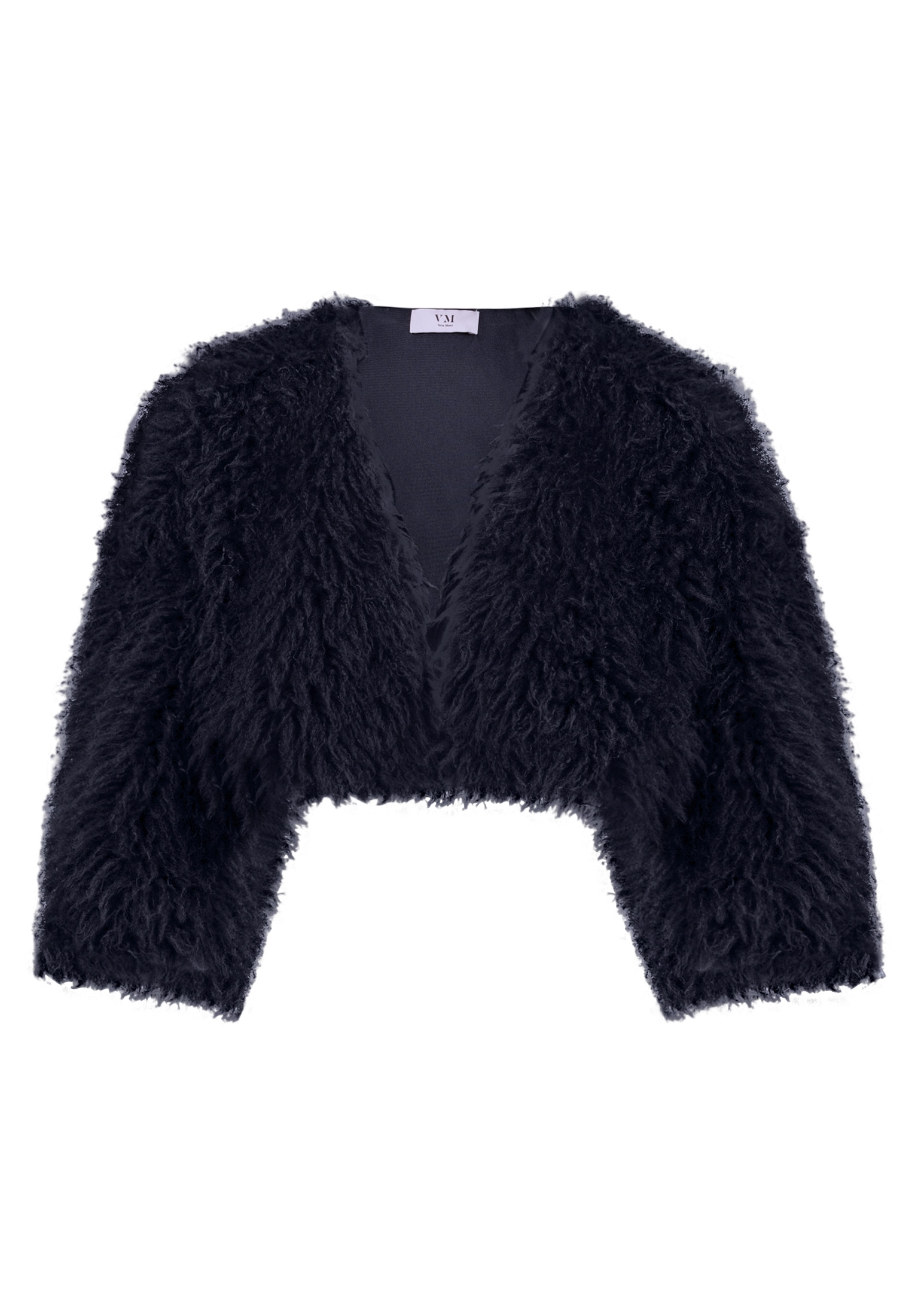 Vera Mont Fellimitatjacke »Kunstfell-Jacke mit Rundhalsausschnitt«