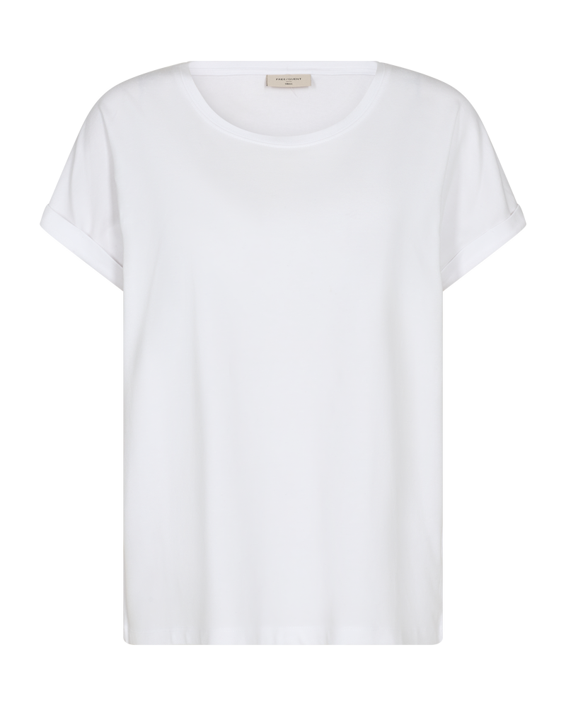 FREEQUENT T-Shirt »FQJOKE« bequem geschnitten, mit Ärmelaufschlag