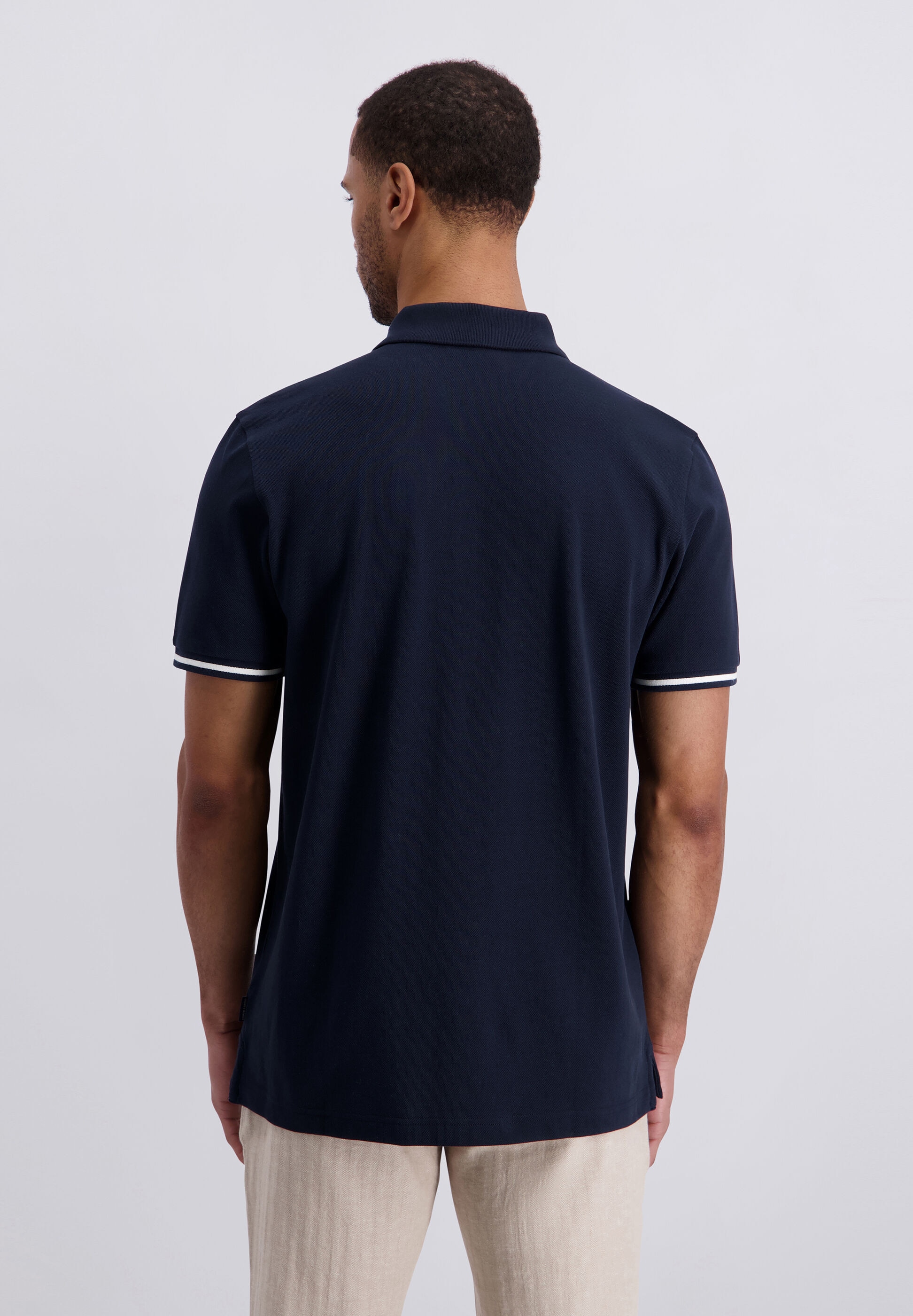 Pierre Cardin T-Shirt »Pierre Cardin Kurzarm-Poloshirts« mit Logo-Stitching