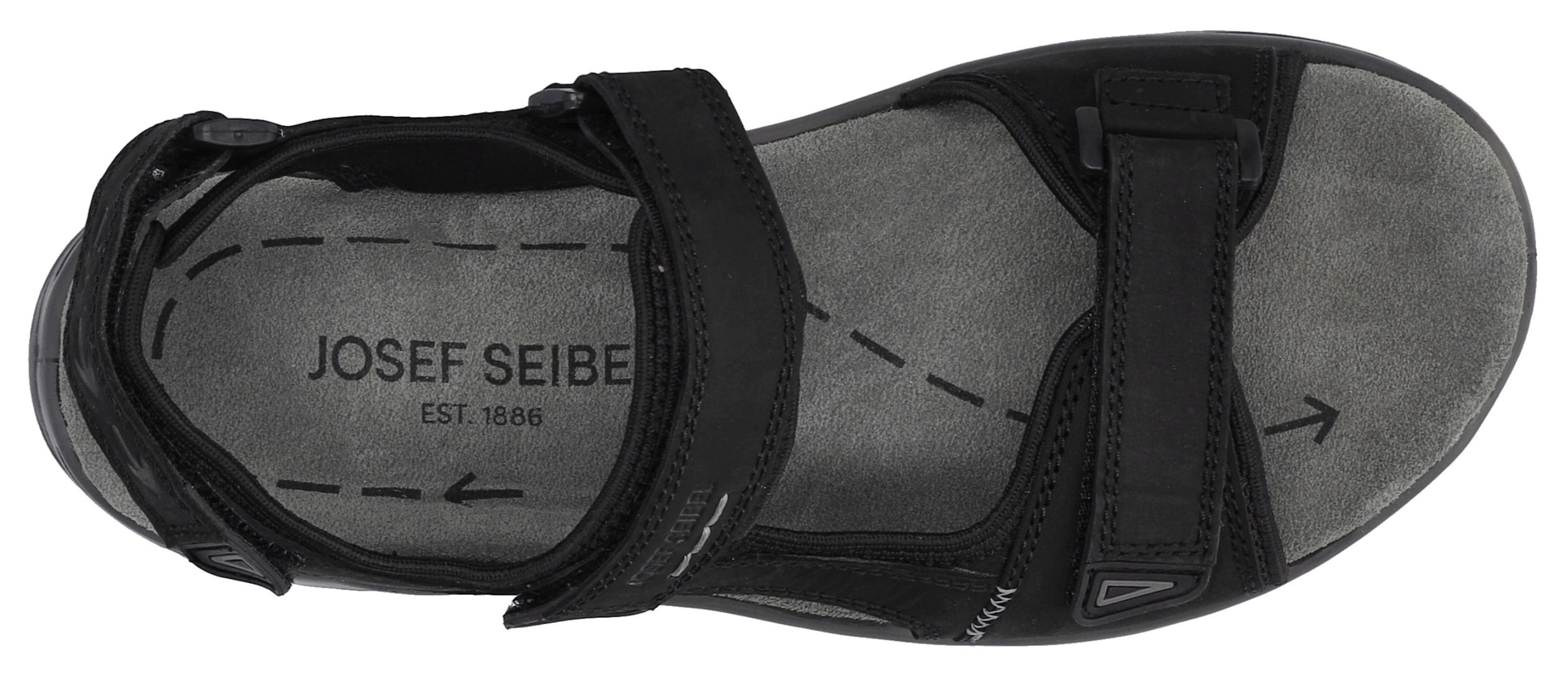 Josef Seibel Sandale »Arlo 02«, Trekkingsandale, Komfortschuh mit gepolstertem Fußbett