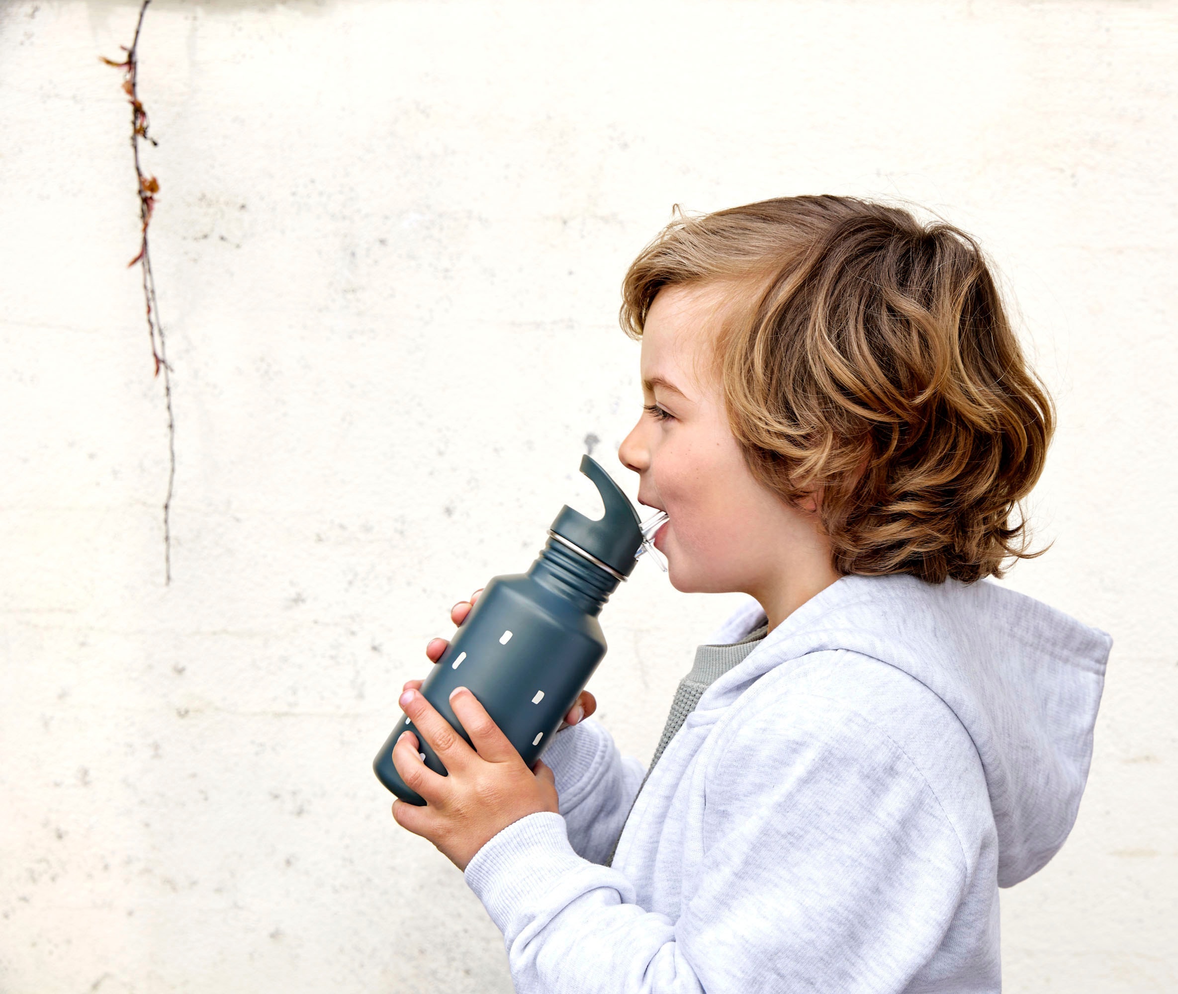 LÄSSIG Trinkflasche »Happy Prints, Midnight Blue«