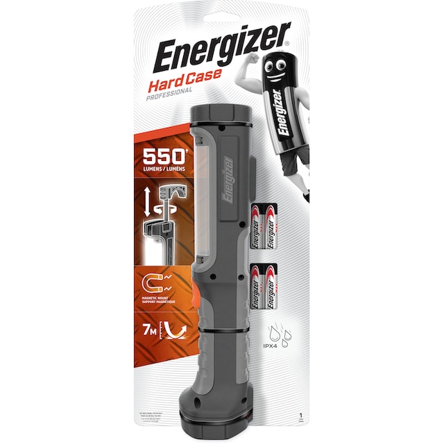 Energizer LED Taschenlampe »Hardcase Pro Worklight inkl. 4 AA Batterien«, ( Packung, 5 St.) bei