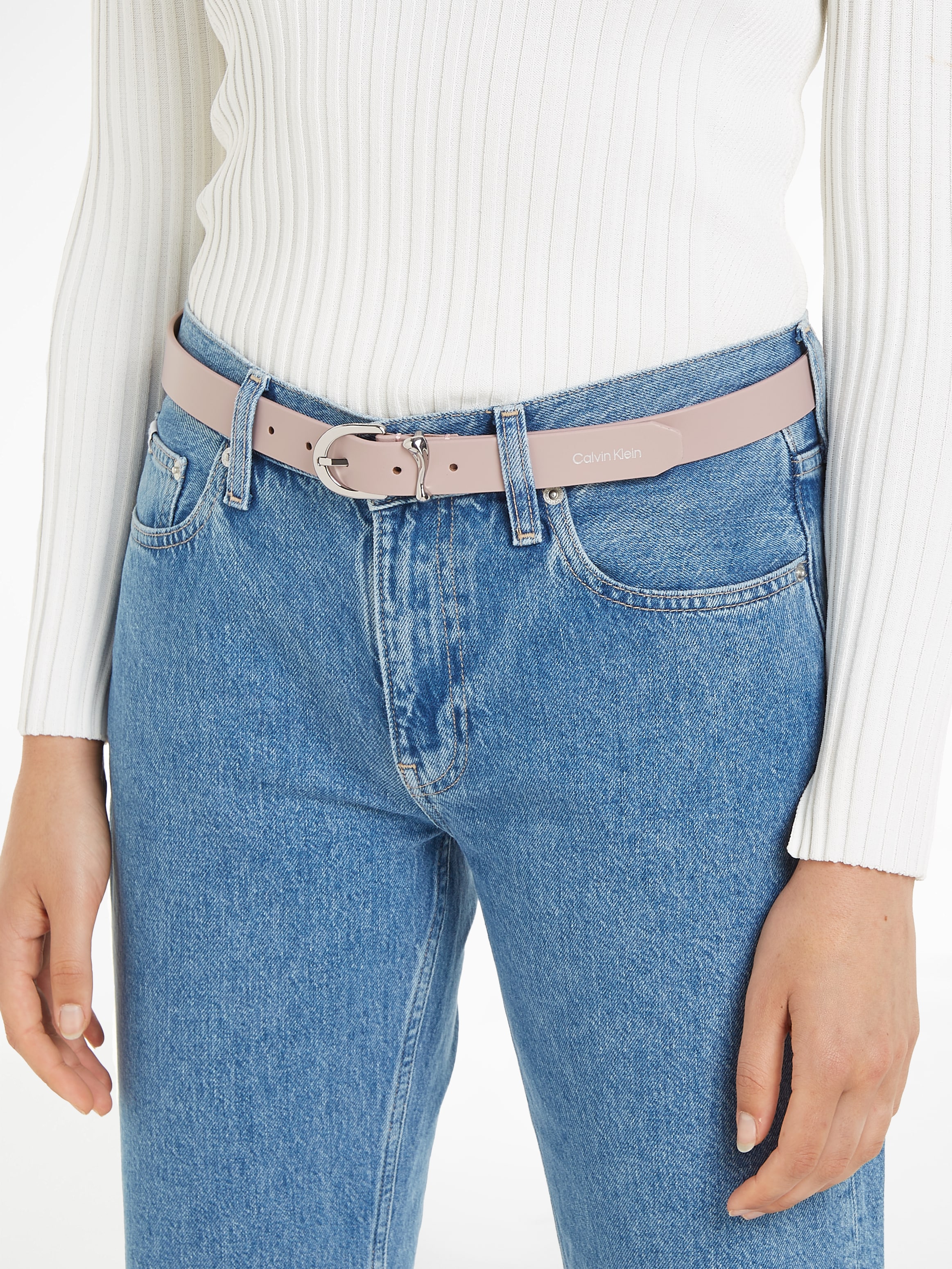 Calvin Klein Ledergürtel »ROUND ORGANIC LOOP BELT 2.5«