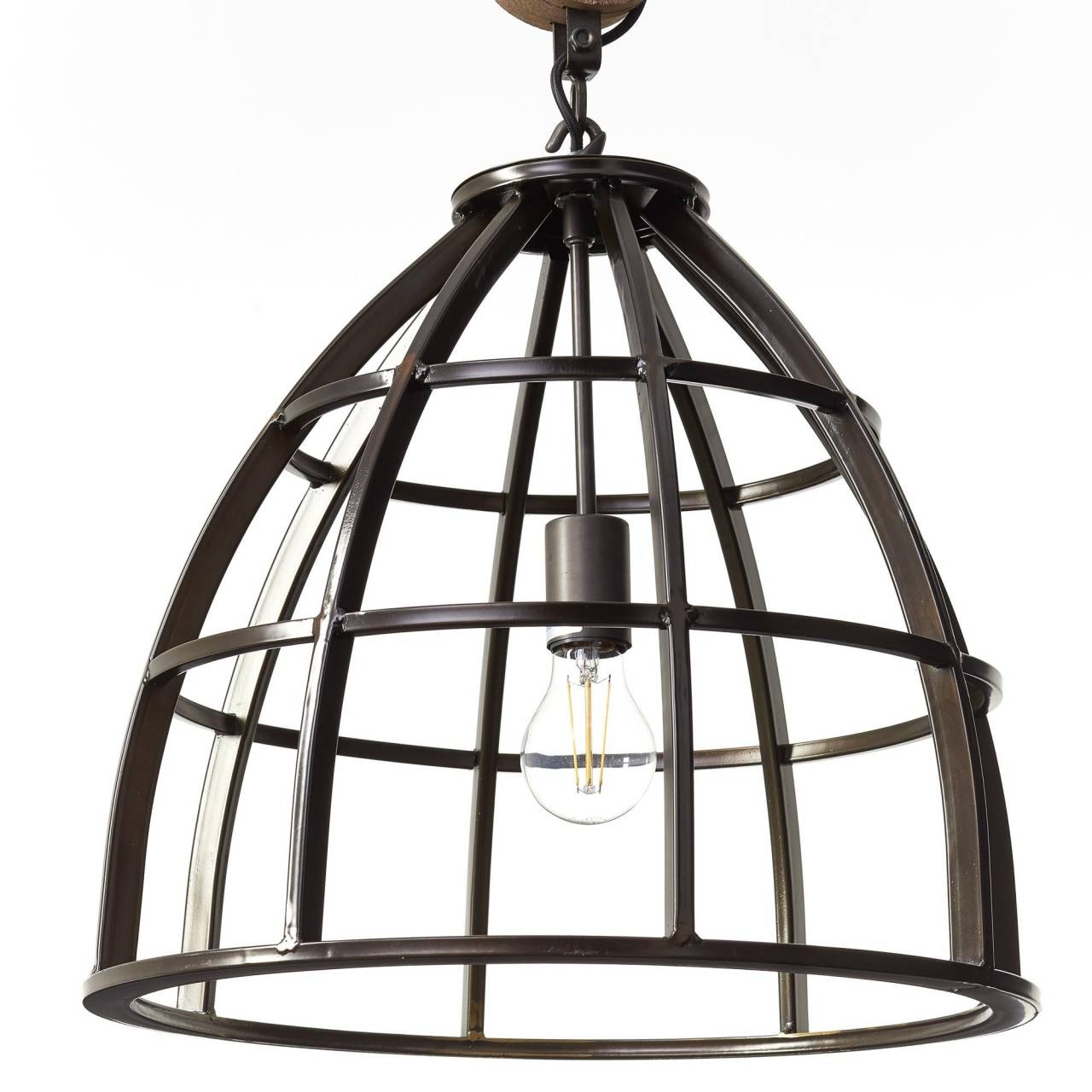 Brilliant Pendelleuchte »Matrix« E27 1 Stk. 47cm schwarz antik