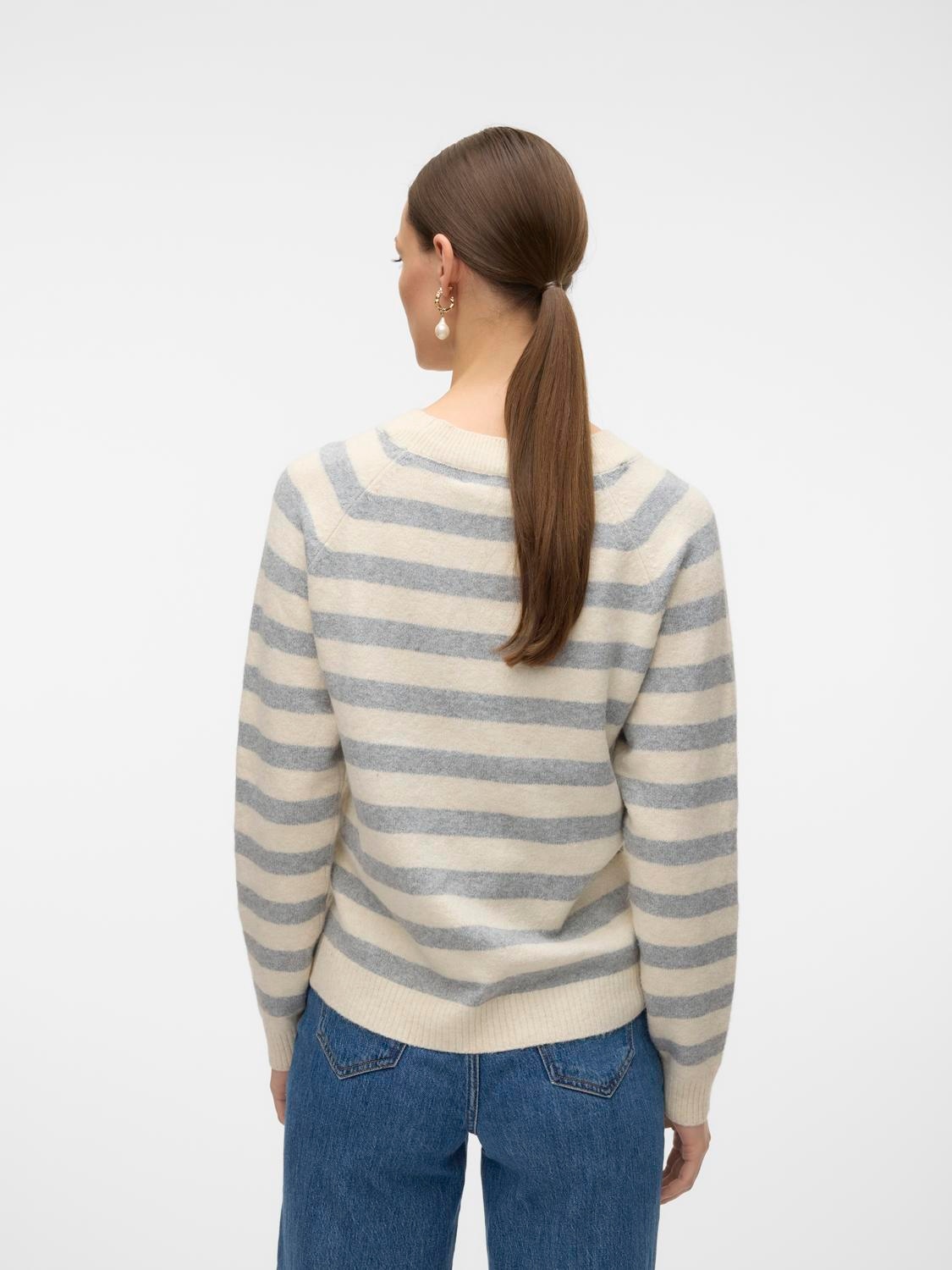 Vero Moda Rundhalspullover »VMDOFFY LS O-NECK BLOUSE GA NOOS«