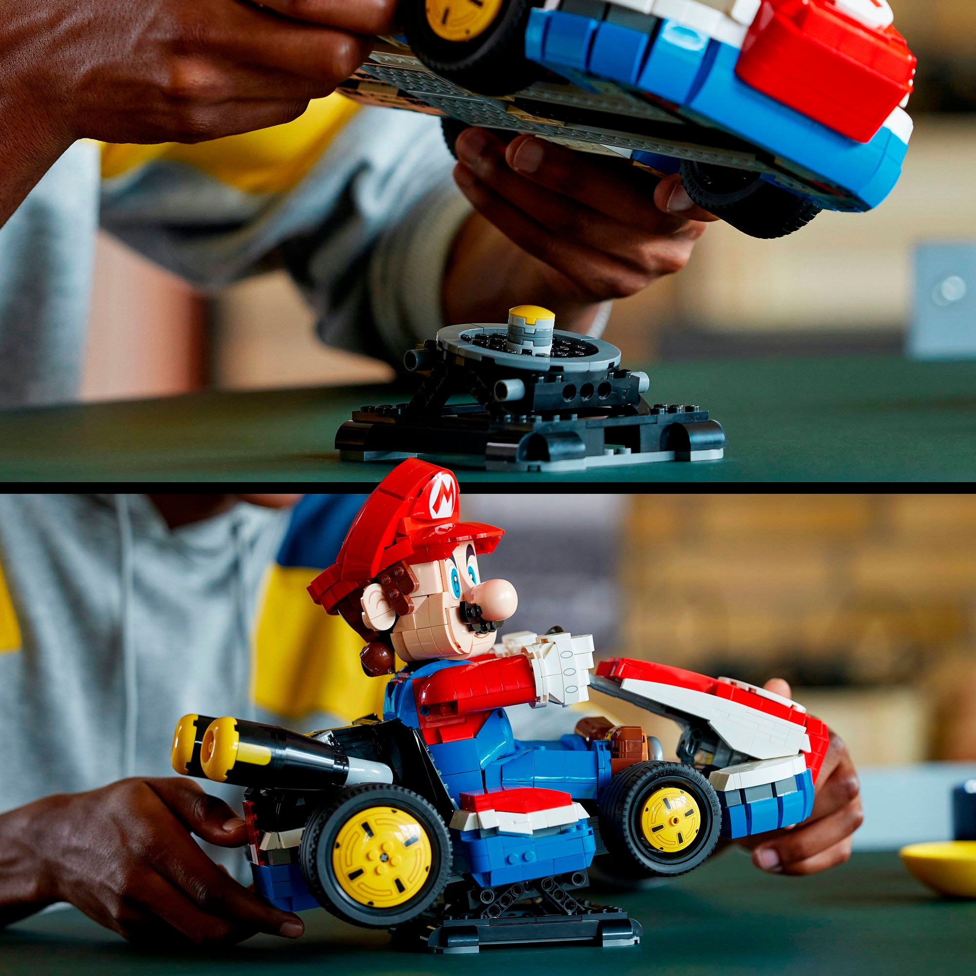 LEGO® Konstruktionsspielsteine »Mario Kart: Mario & Standard-Kart (72037), LEGO Super Mario«, (1972 St.), Made in Europe