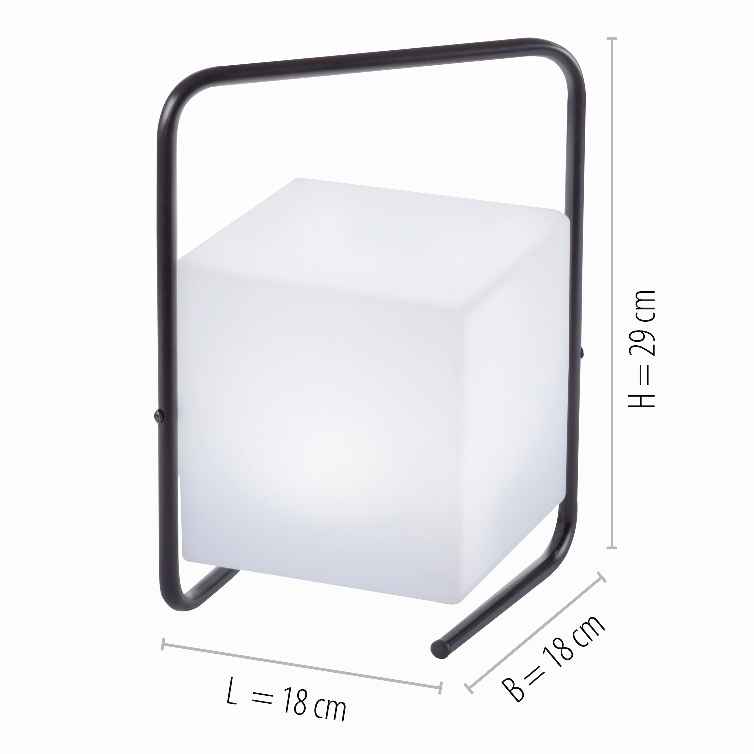 JUST LIGHT LED Außen-Stehlampe »KENO«, 1 flammig, Leuchtmittel LED-Board | LED fest integriert, LED