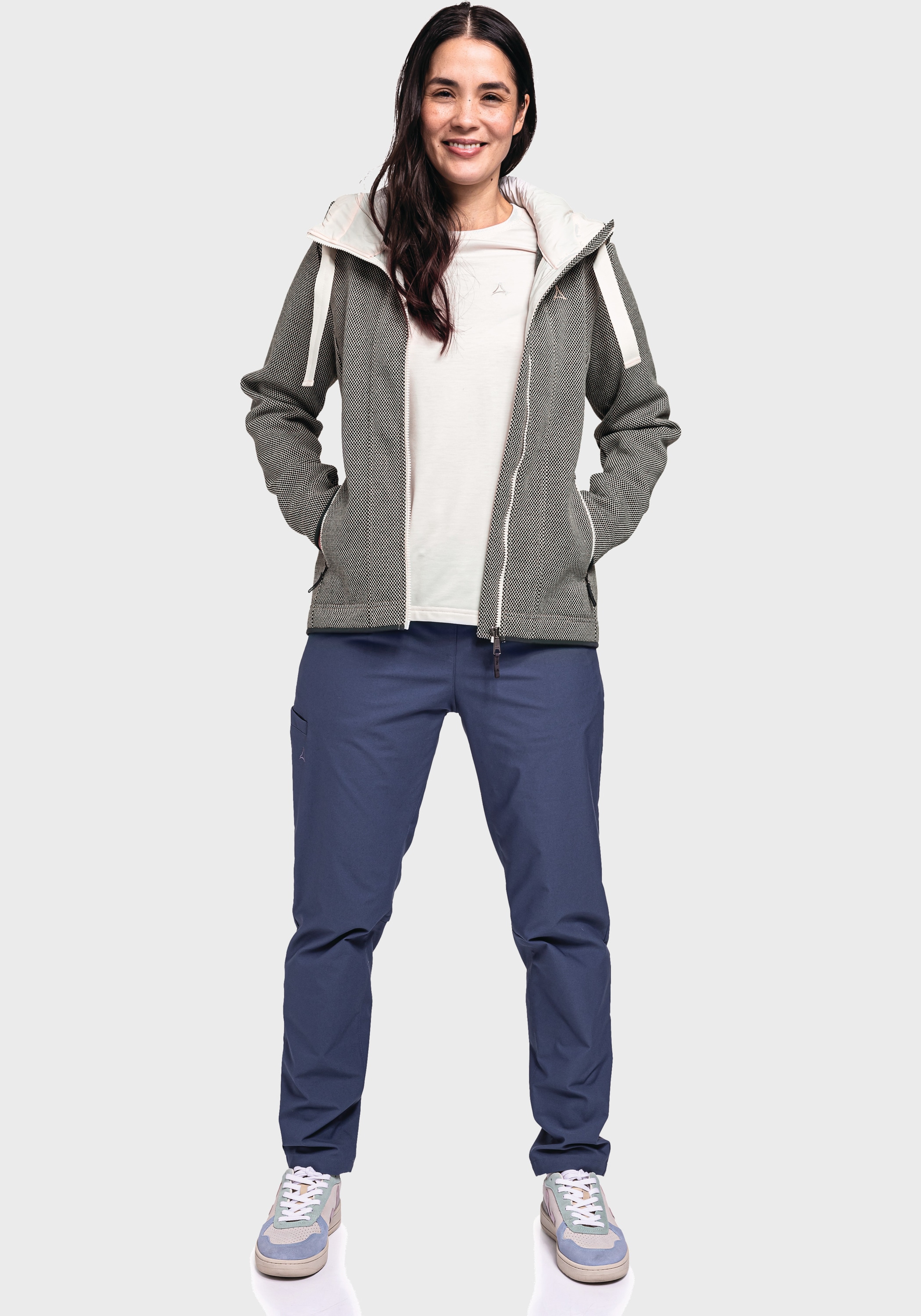 Schöffel Fleecejacke »Fleece Hoody Aurora L«, mit Kapuze