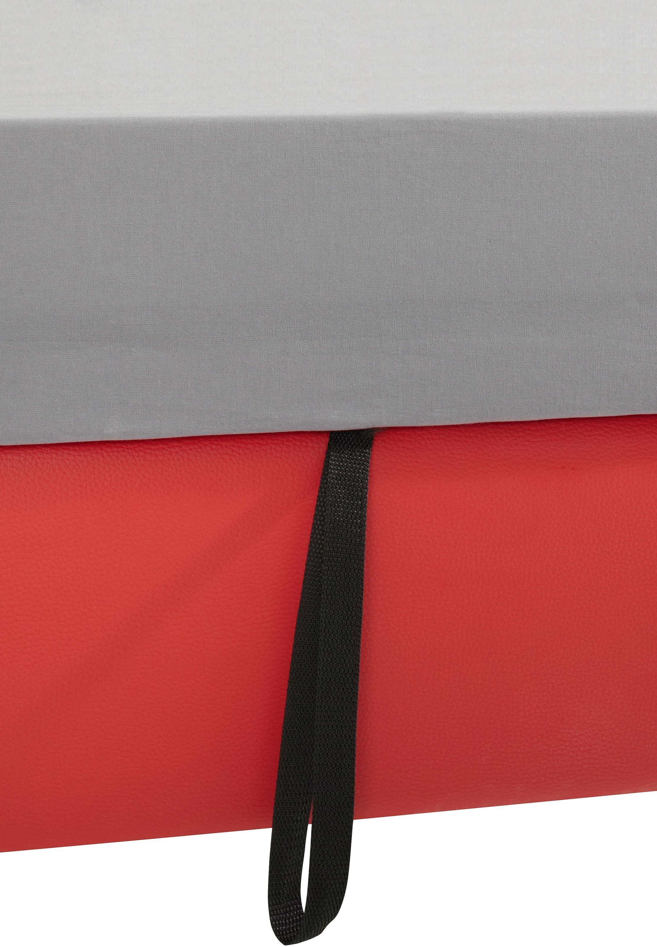 DOMO collection Wohnlandschaft »Norma Top, elegant und modern, flache Armlehnen, komfortabel, U-Form« wahlweise mit Bettfunktion, mit viel Platz