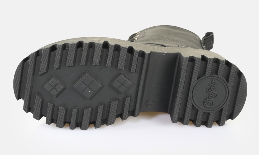 Buffalo Schnürboots »Aspen Lace Up Warm«  Plateauboots, Bikerboots mit Schnürung und Reißverschluss