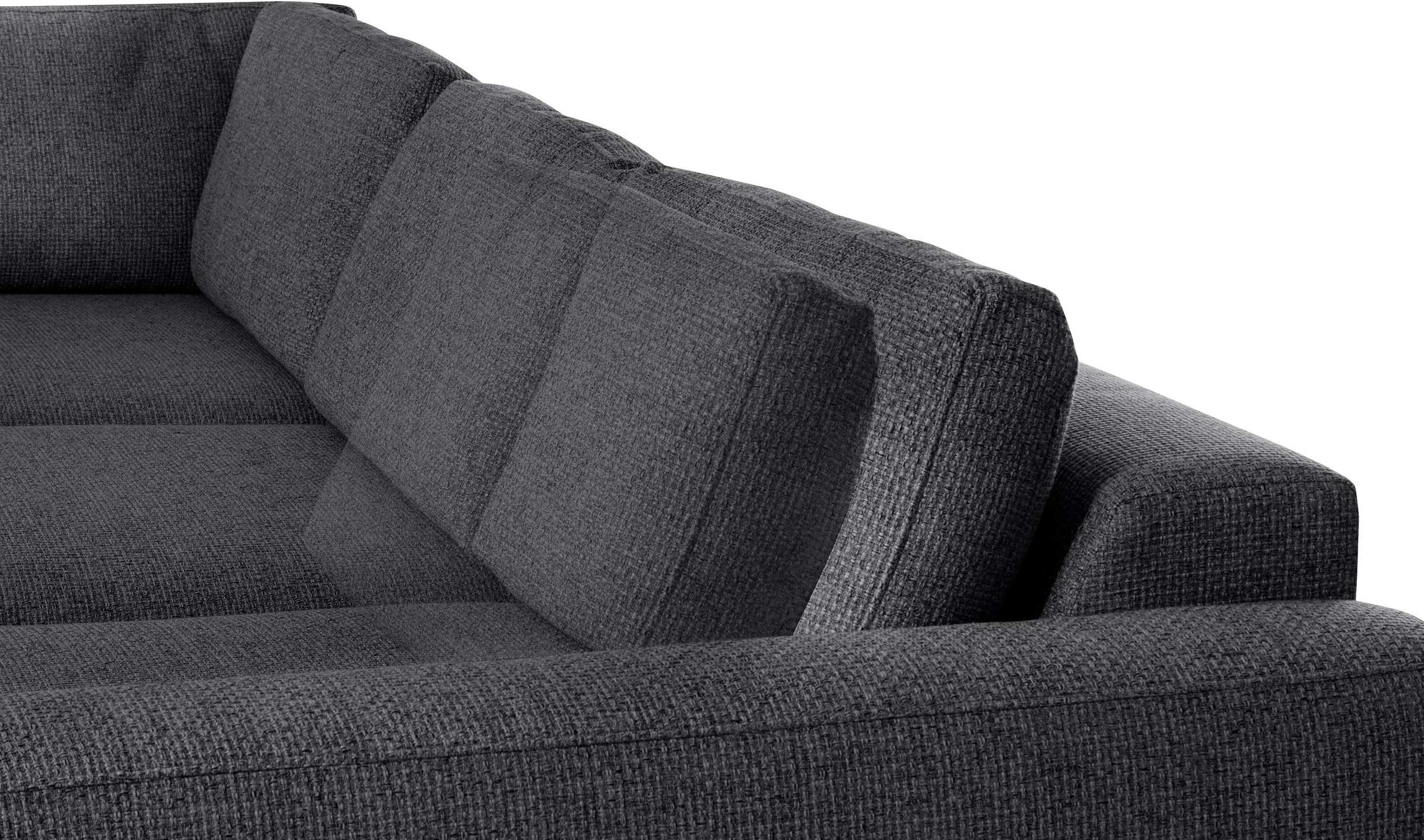 Places of Style Ecksofa »Bloomfield, L-Form«, extra tiefe Sitzfläche, wahlweise mit Sitztiefenverstellung