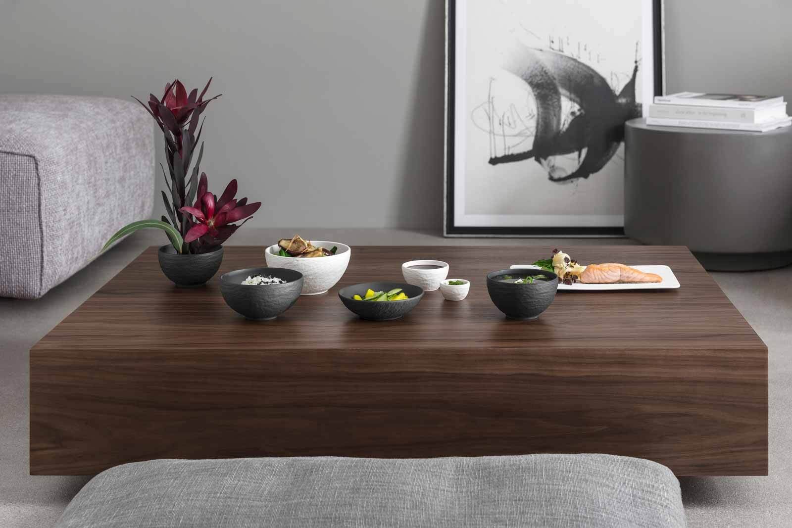 Villeroy & Boch Eierbecher »Eierbecher Manufacture Rock Blanc ø 4,8 cm 6er Set weiß«